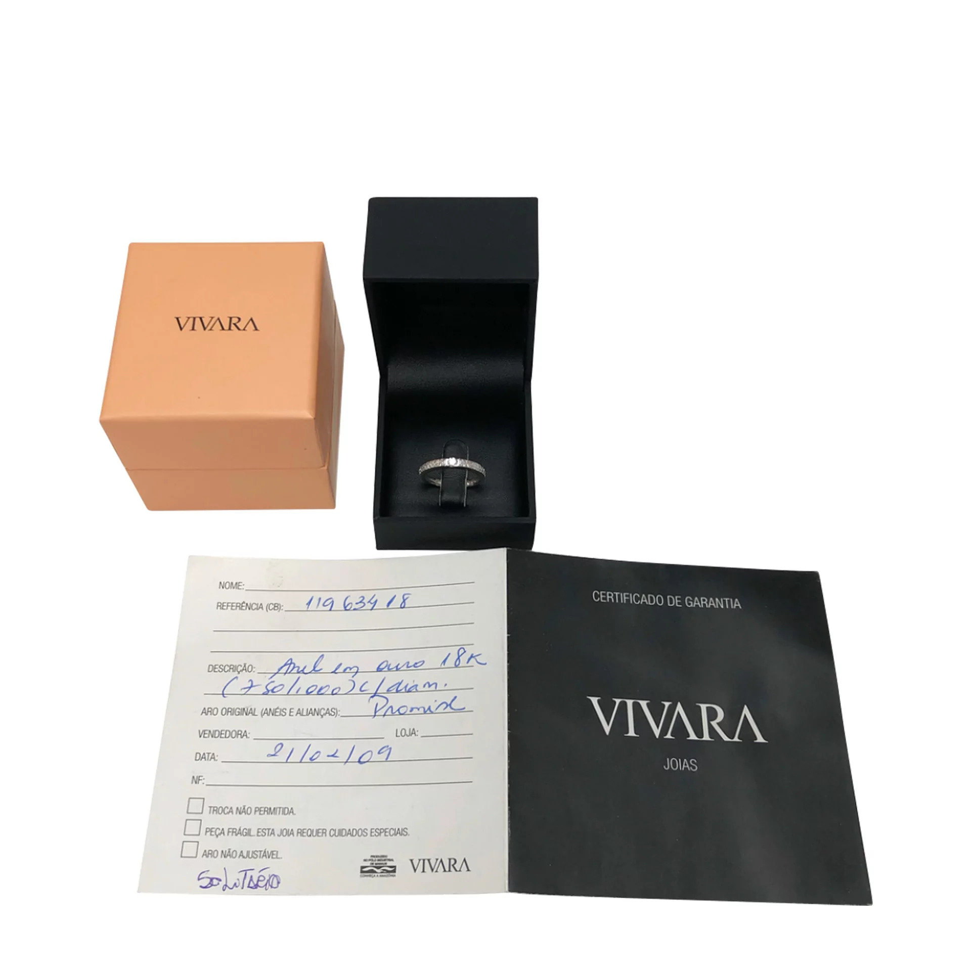 Anel Solitário Promise Vivara