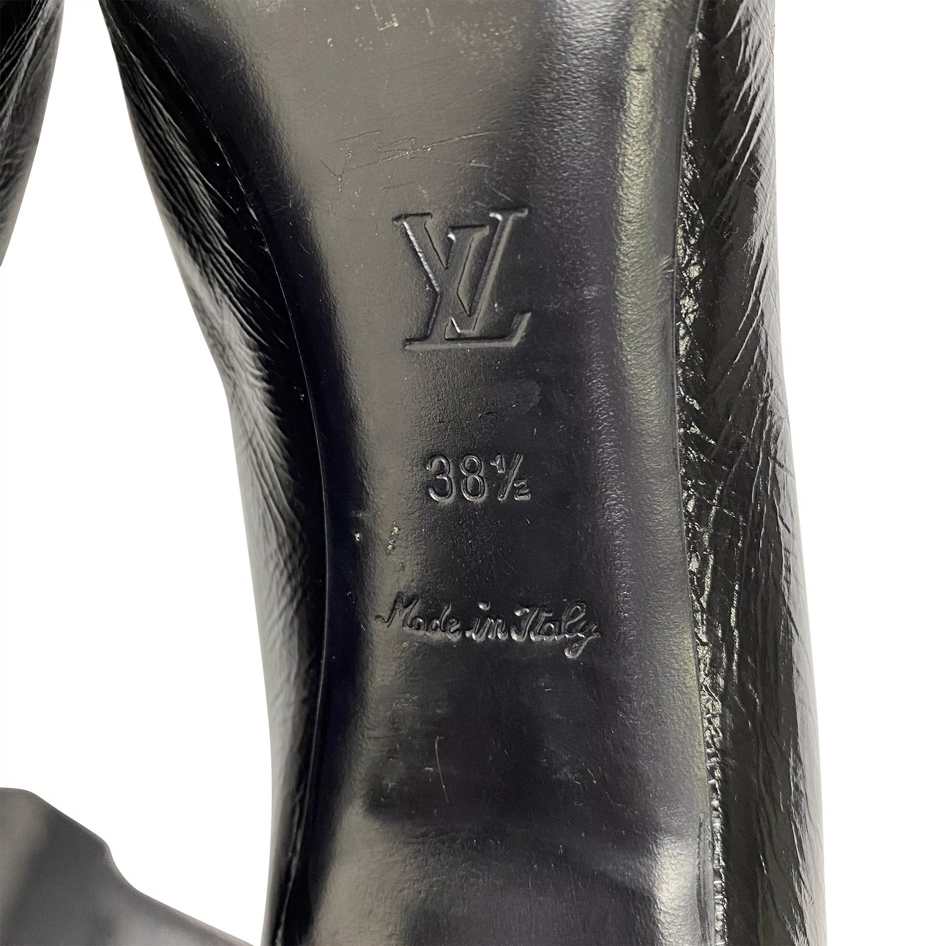 Sapato Louis Vuitton Couro Preto