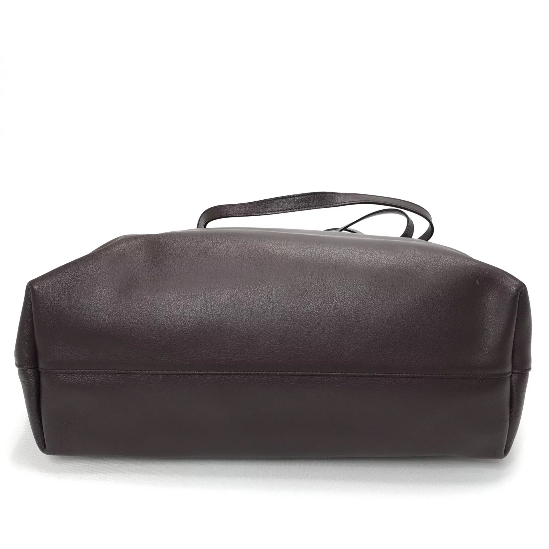 Bolsa Saint Laurent Tote Shopping Couro Marrom