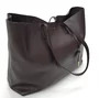 Bolsa Saint Laurent Tote Shopping Couro Marrom