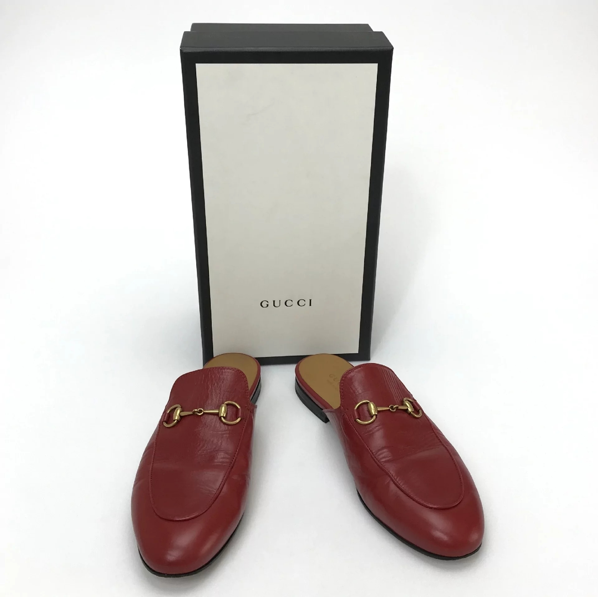 Slipper de Couro Gucci Princetown