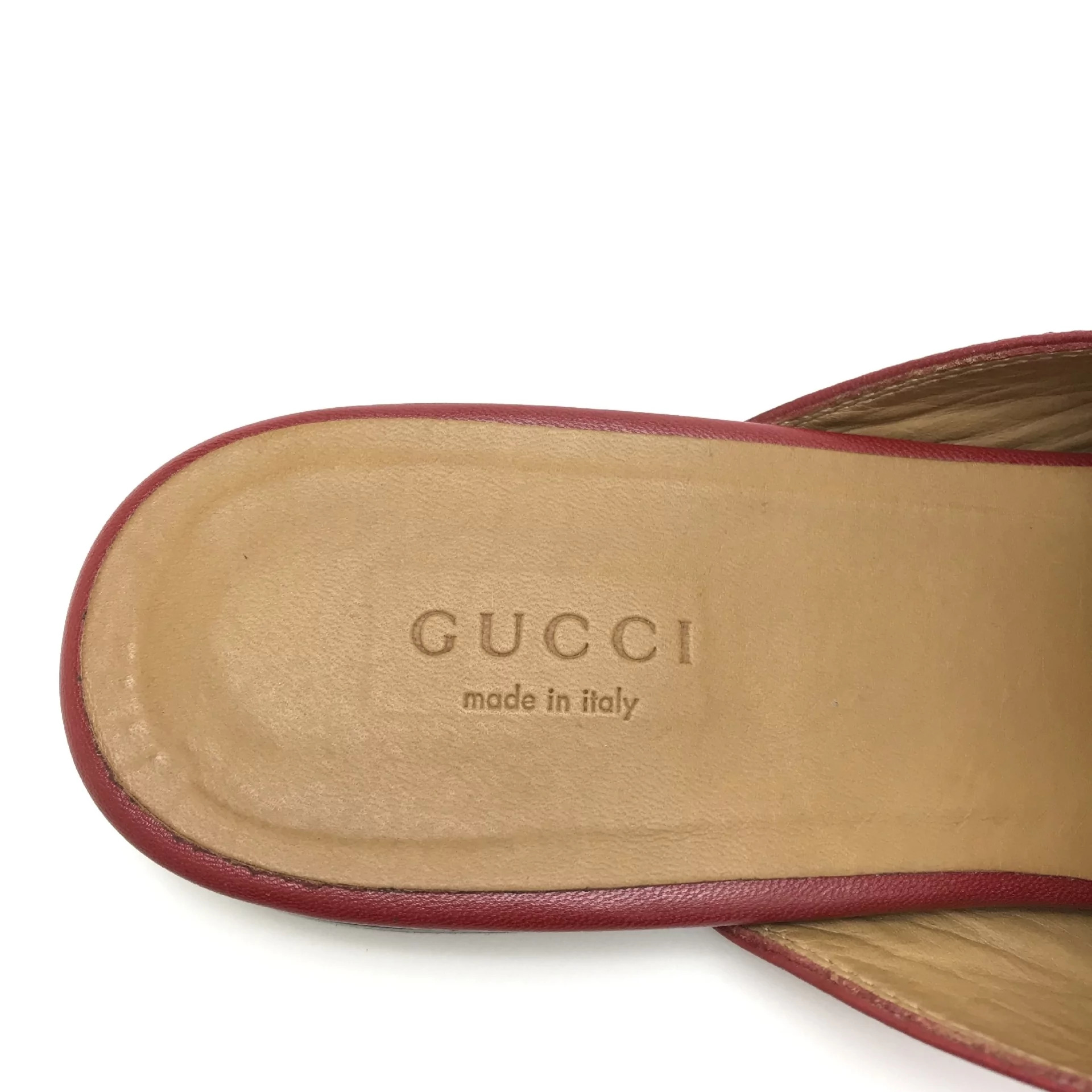 Slipper de Couro Gucci Princetown