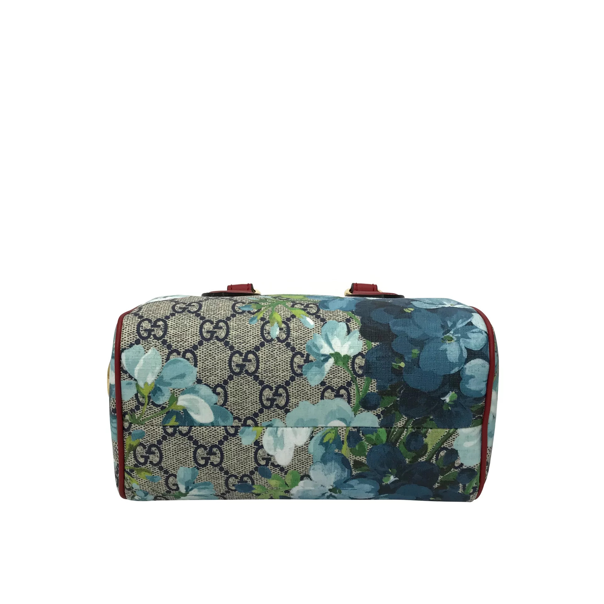 Bolsa Gucci Mini Boston GG Blooms Estampada