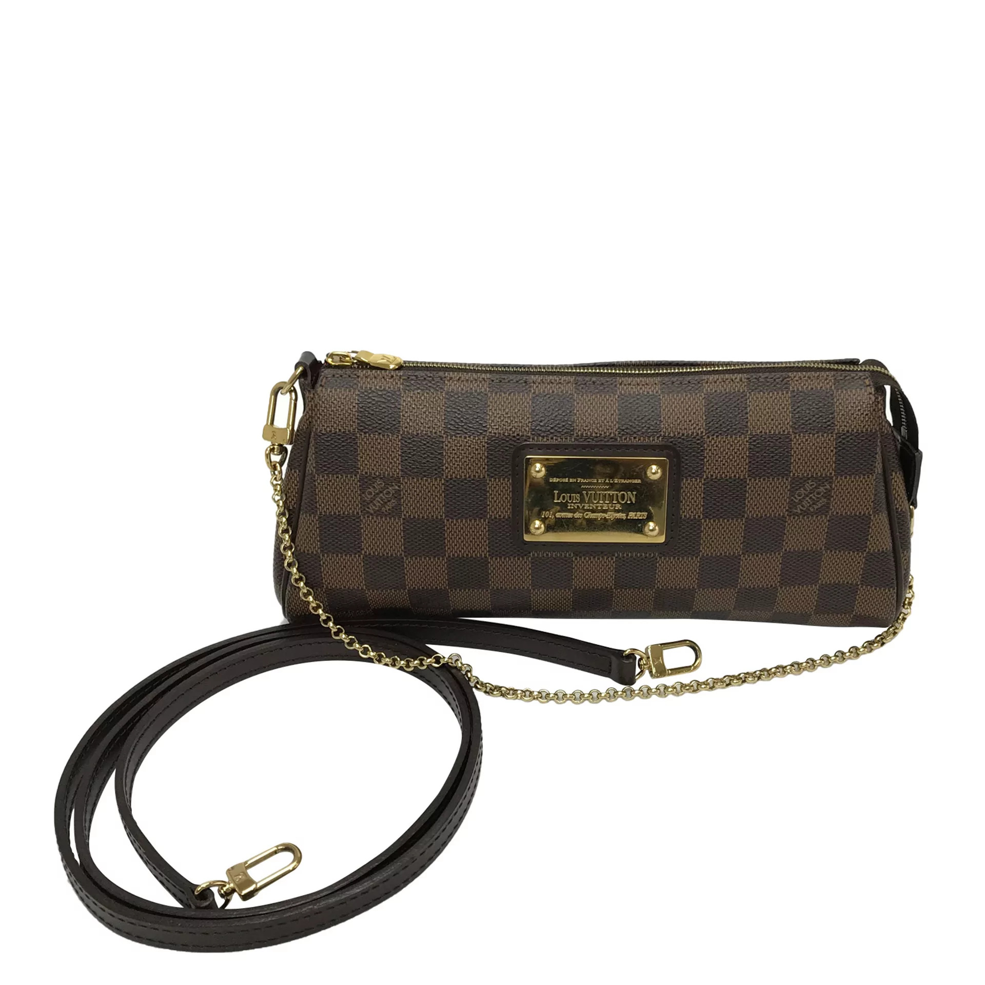 Bolsa Louis Vuitton Eva Damier Ébène
