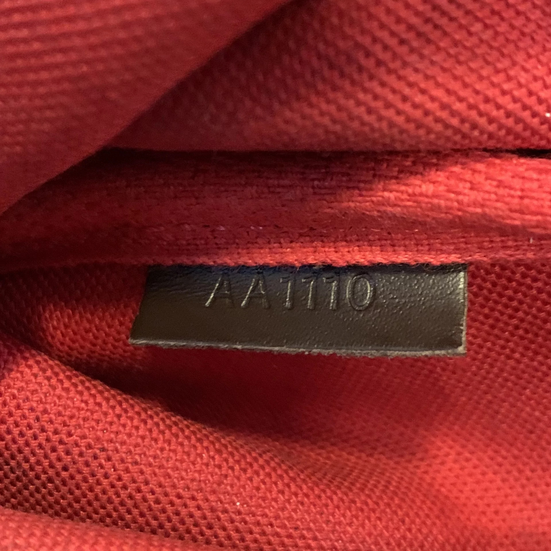 Bolsa Louis Vuitton Eva Damier Ébène