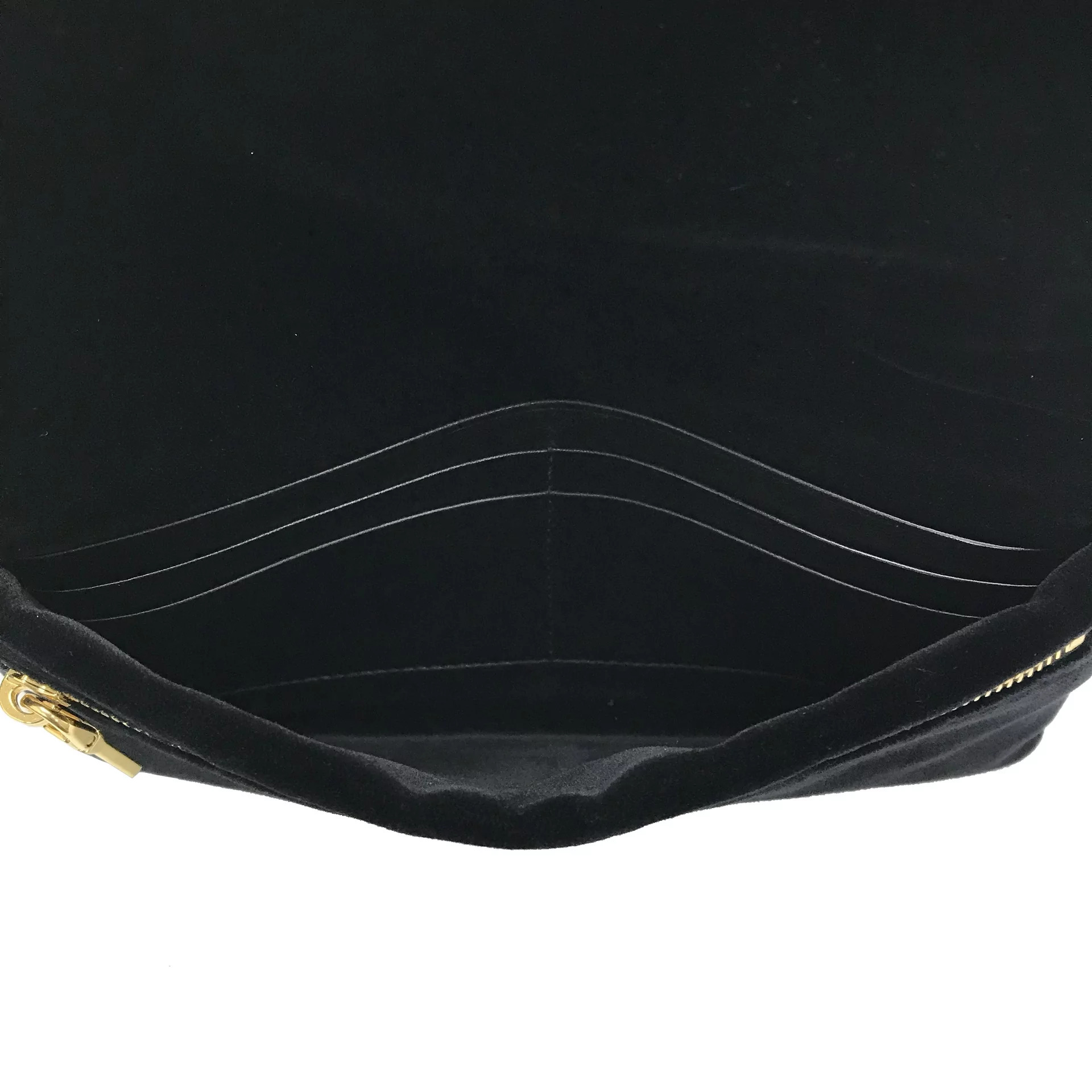 Clutch Prada Pouch Bag Veludo Preta 