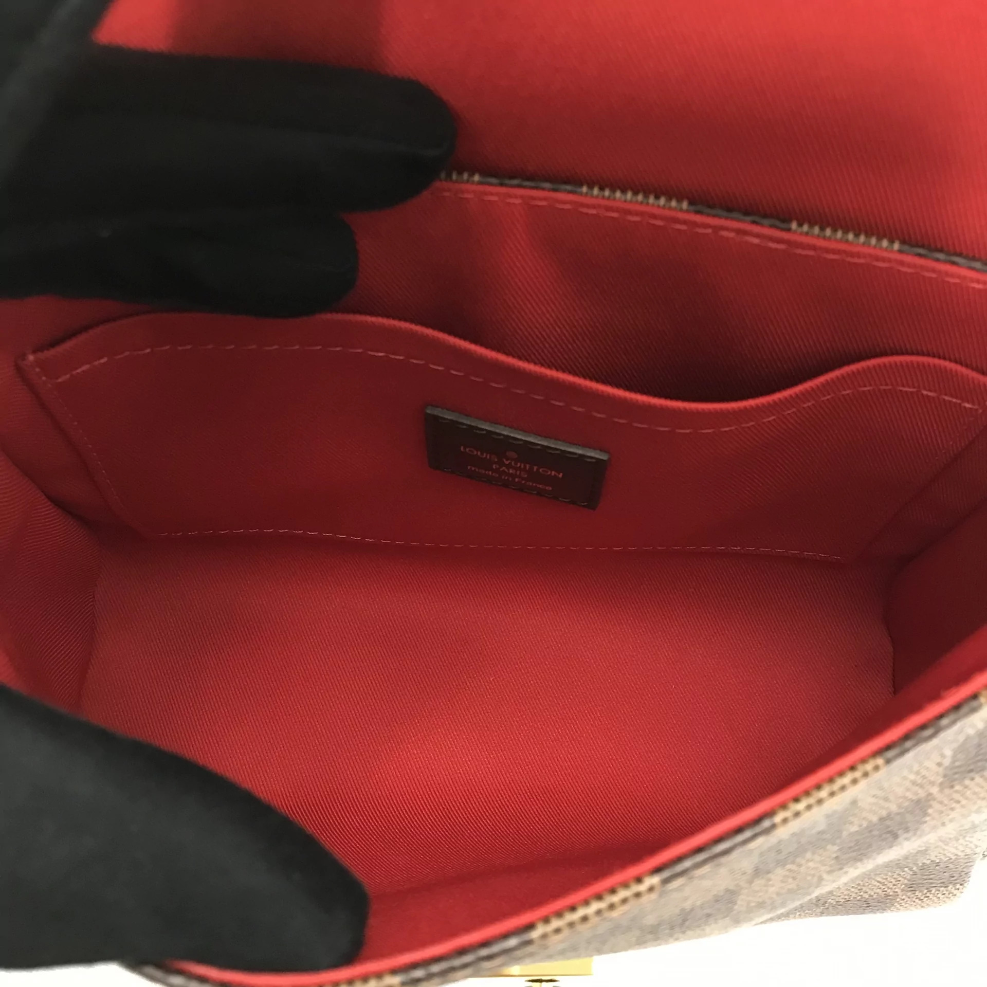 Bolsa Louis Vuitton Croisette Damier Ebene