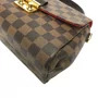 Bolsa Louis Vuitton Croisette Damier Ebene
