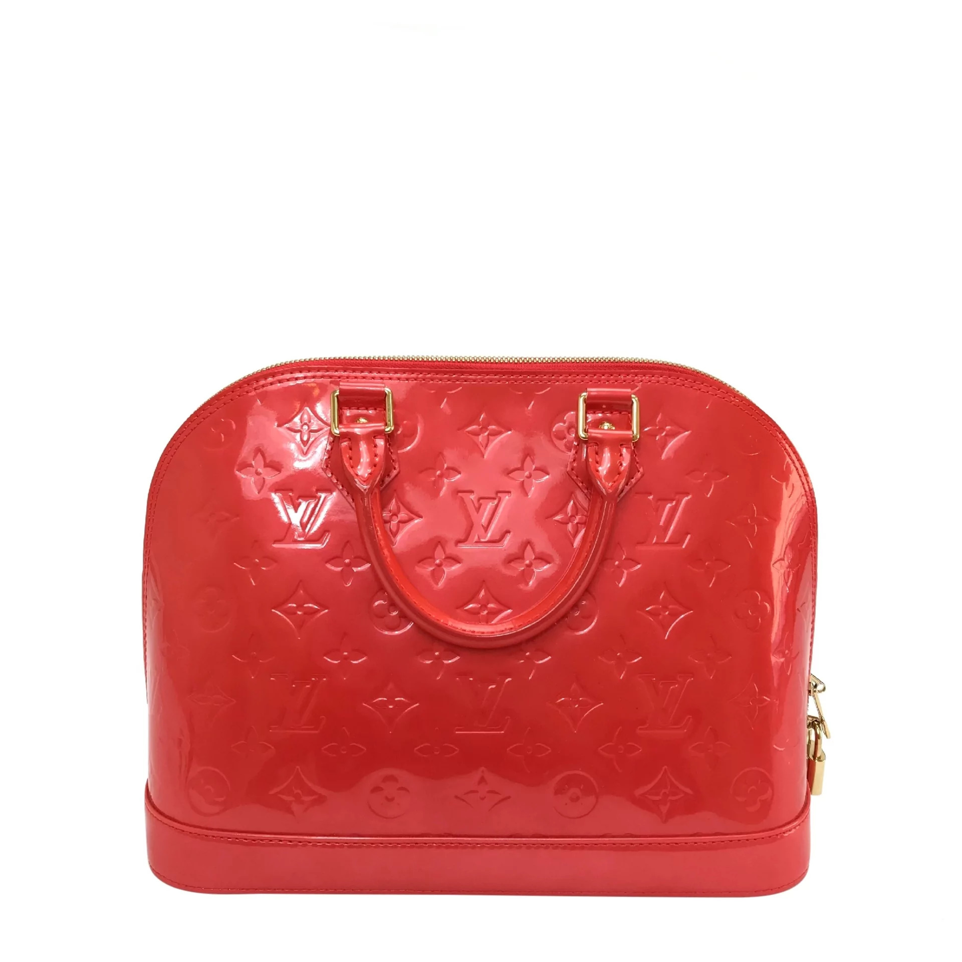 Bolsa Louis Vuitton Alma Verniz Vermelha 