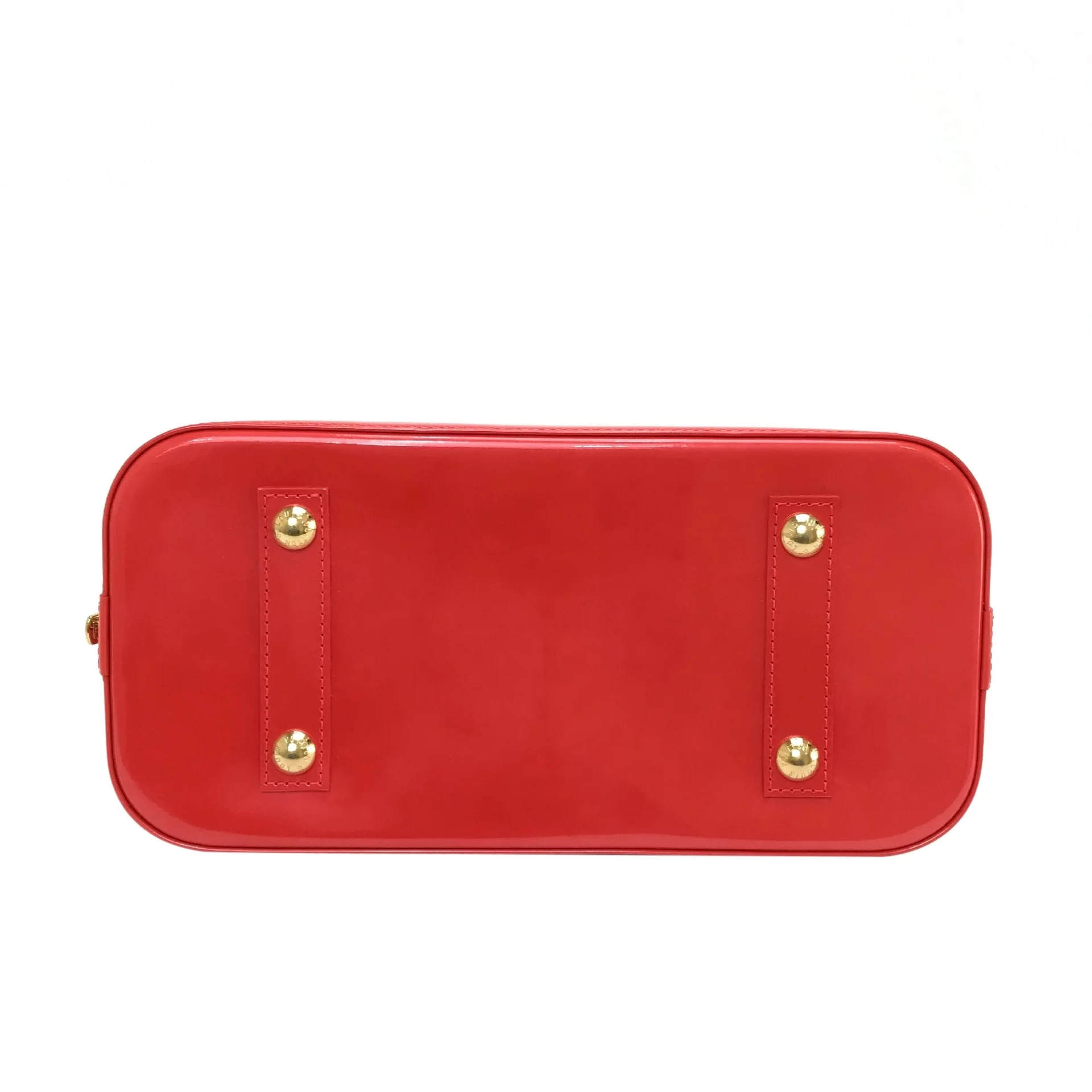 Bolsa Louis Vuitton Alma Verniz Vermelha 