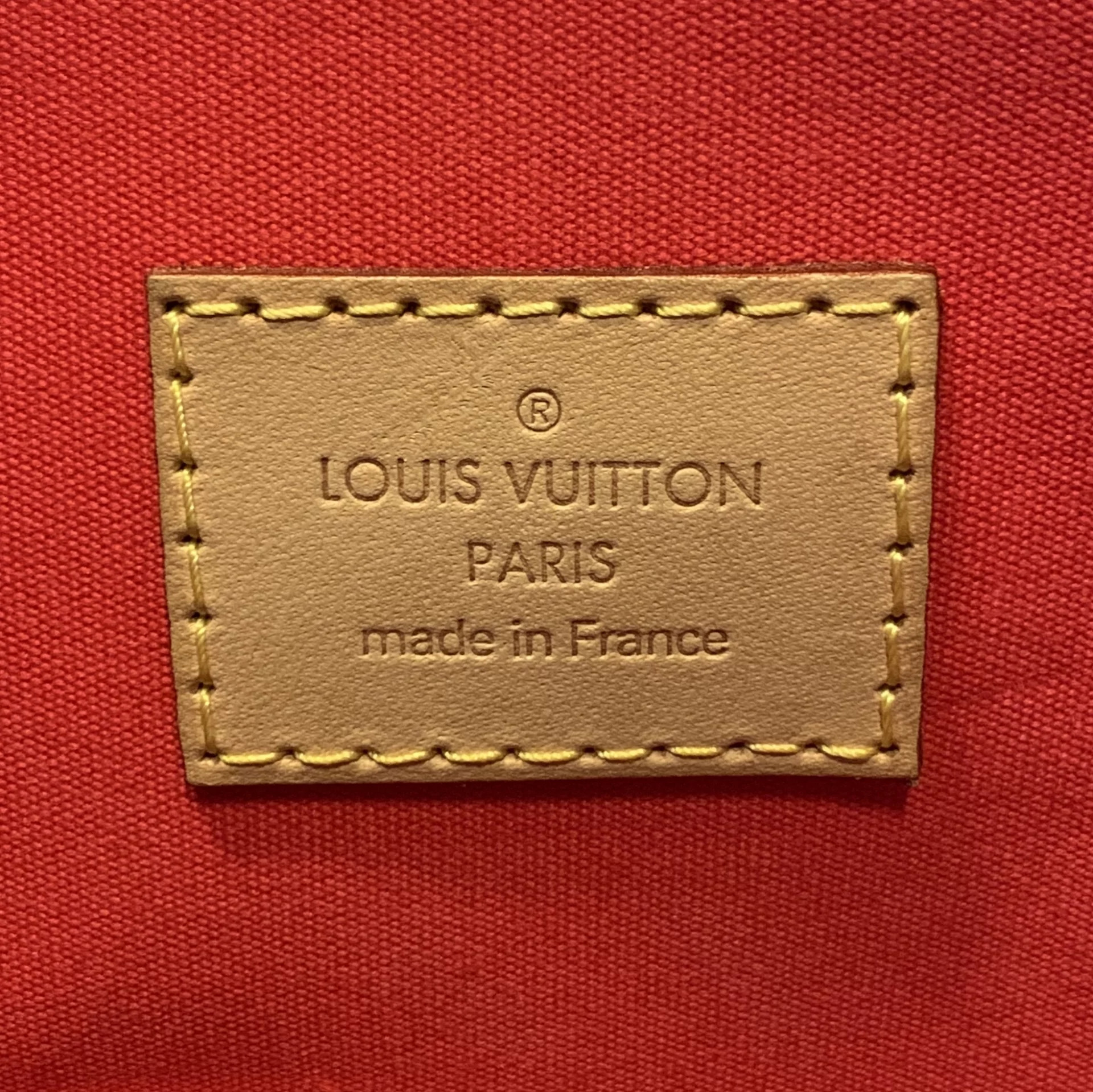 Bolsa Louis Vuitton Alma Verniz Vermelha 