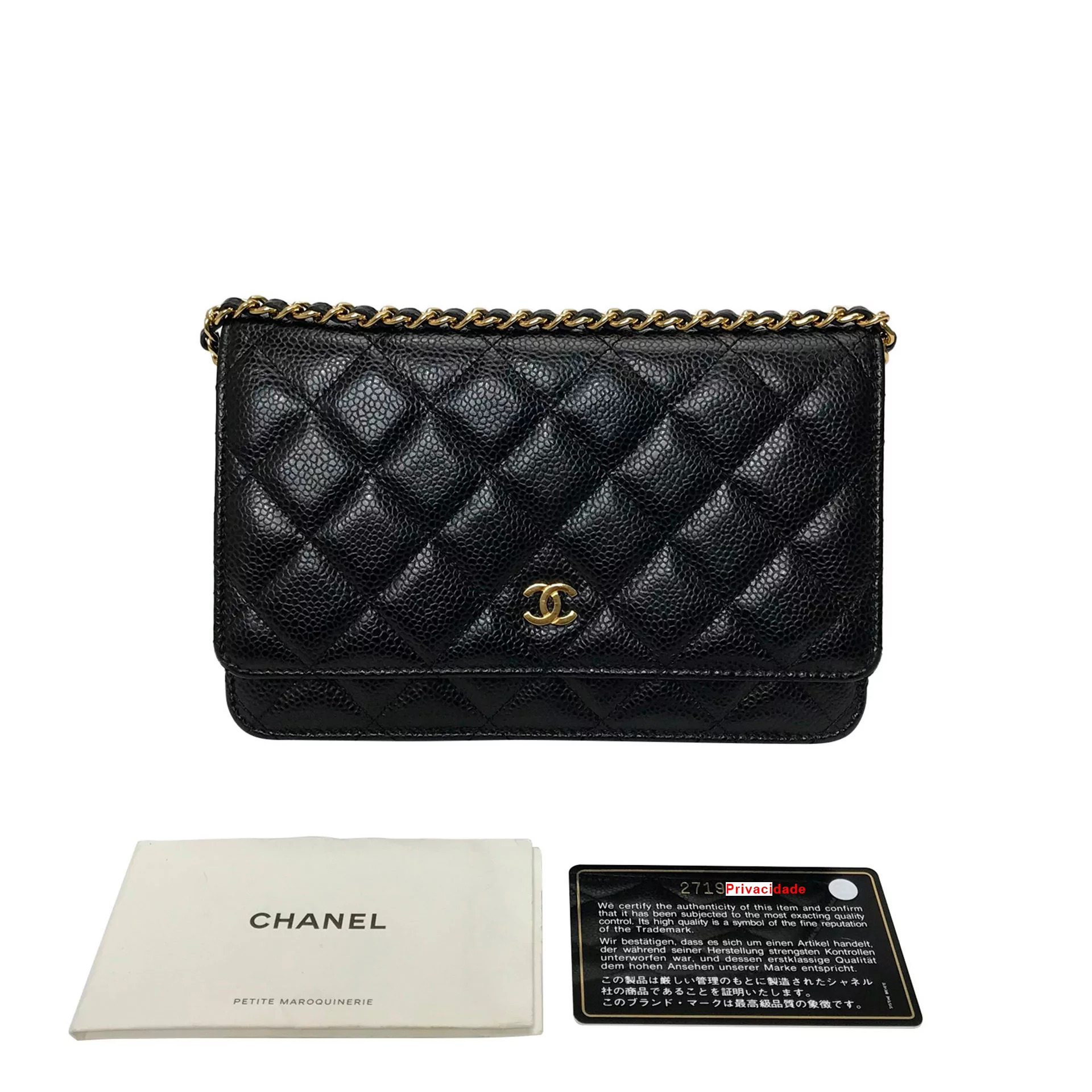 Bolsa Chanel Woc Preta