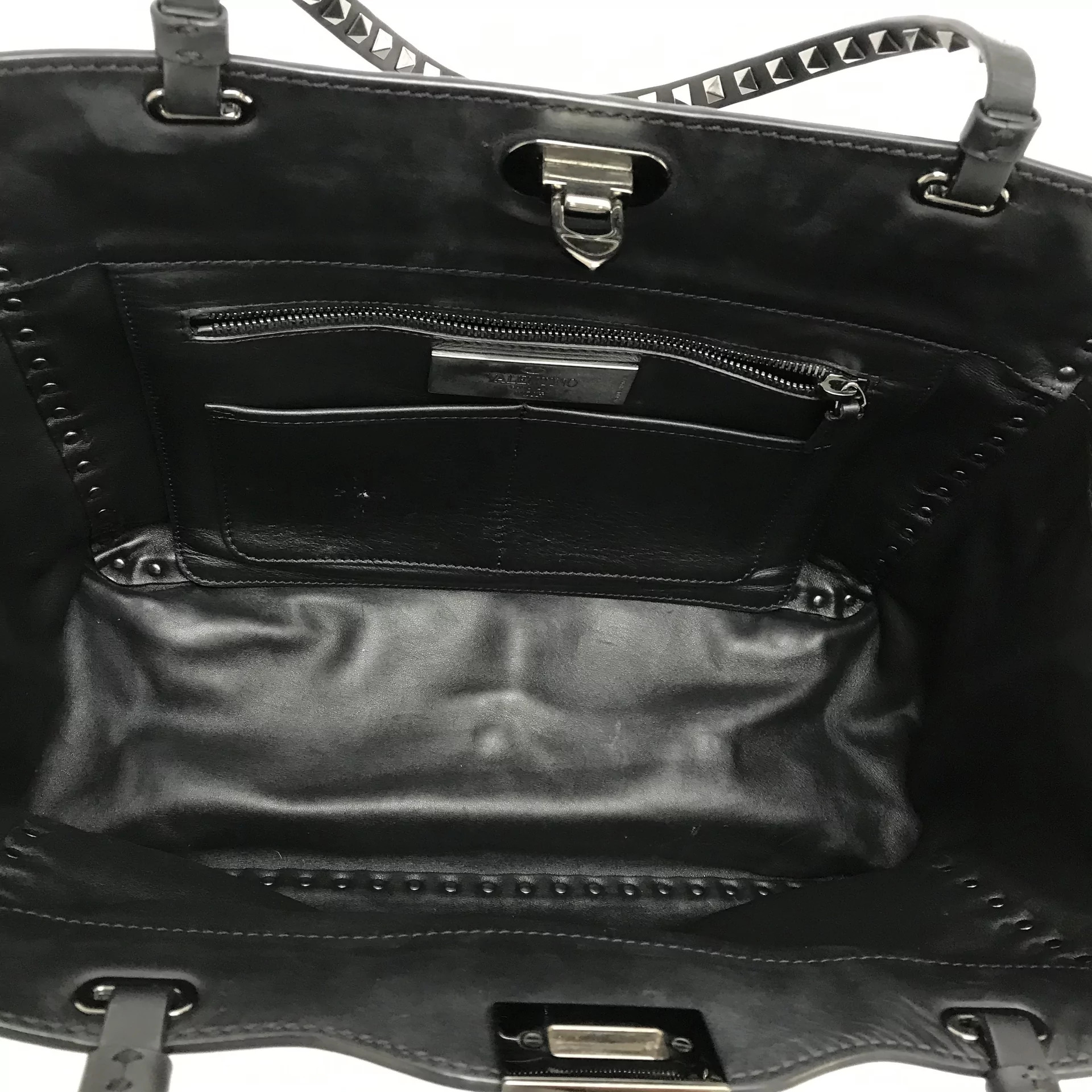 Bolsa Valentino Rockstud Preta