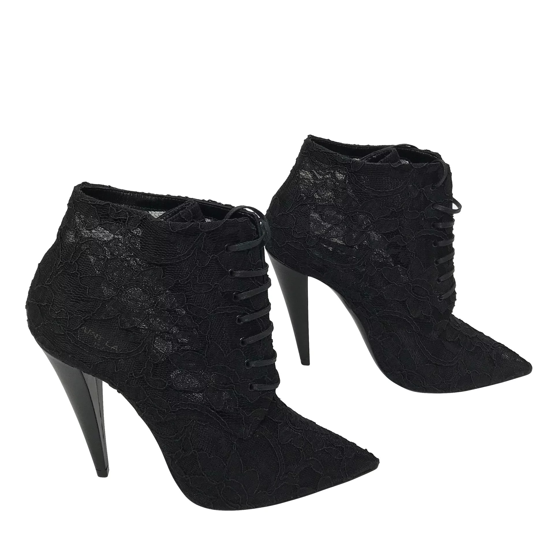 Ankle Boot Saint Laurent Renda Preta