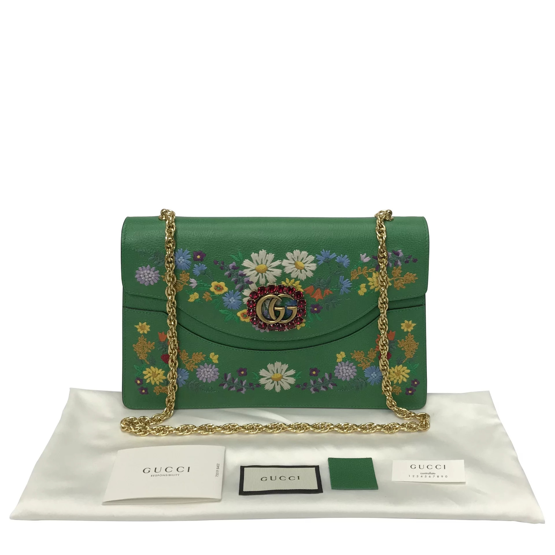 Bolsa Gucci Ricami Bordada