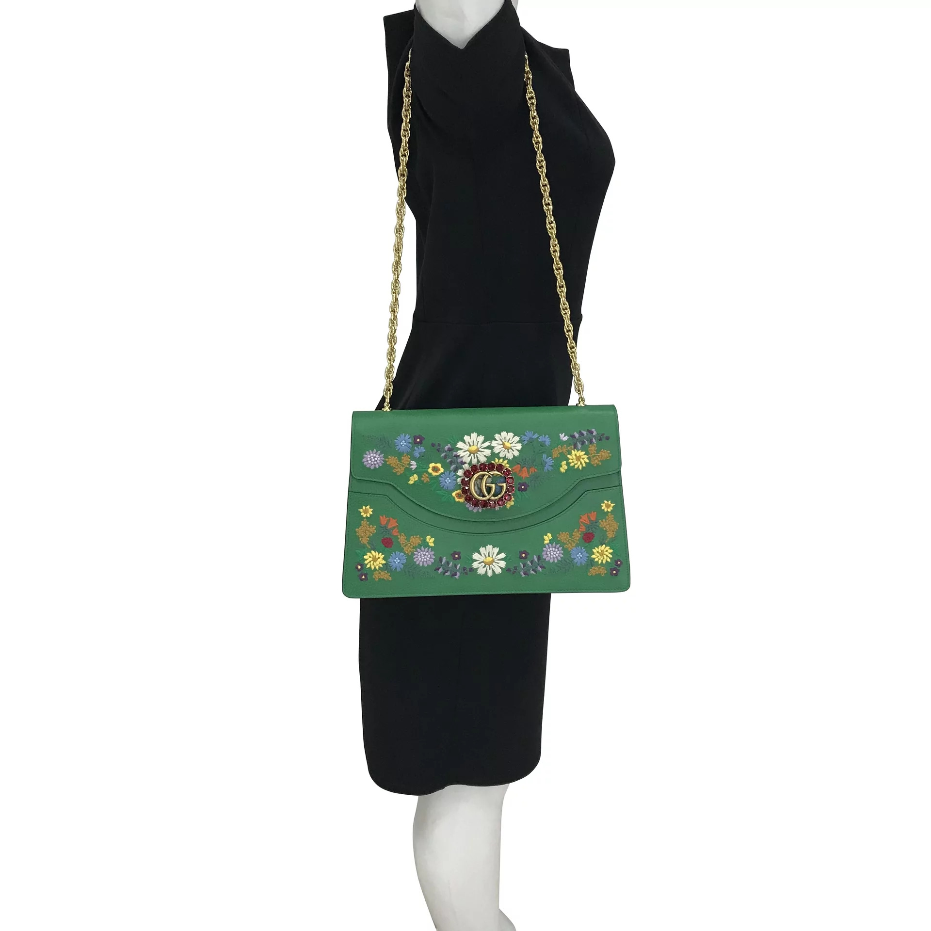 Bolsa Gucci Ricami Bordada