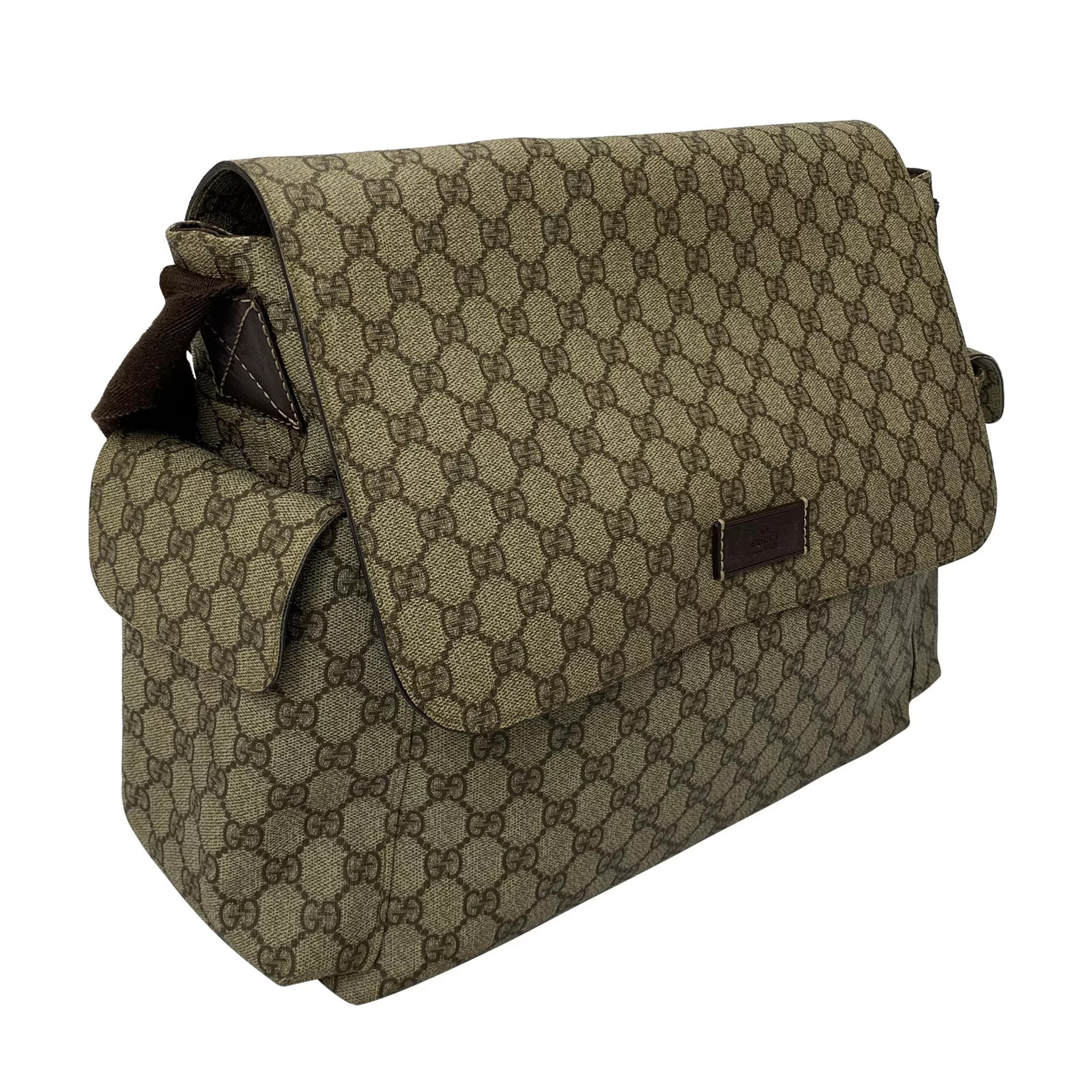 Bolsa Maternidade Gucci GG Plus Diaper Bag Guccissima