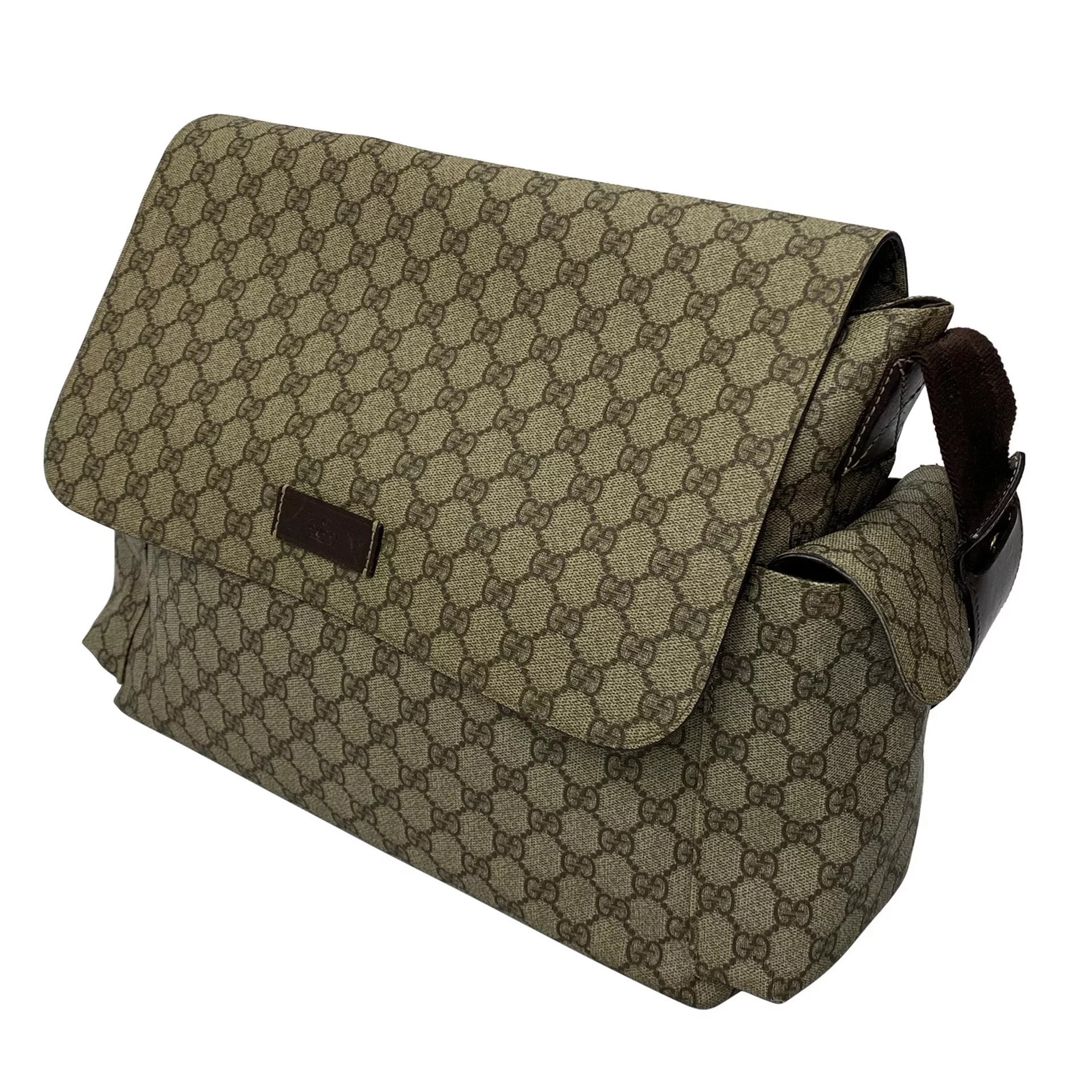 Bolsa Maternidade Gucci GG Plus Diaper Bag Guccissima