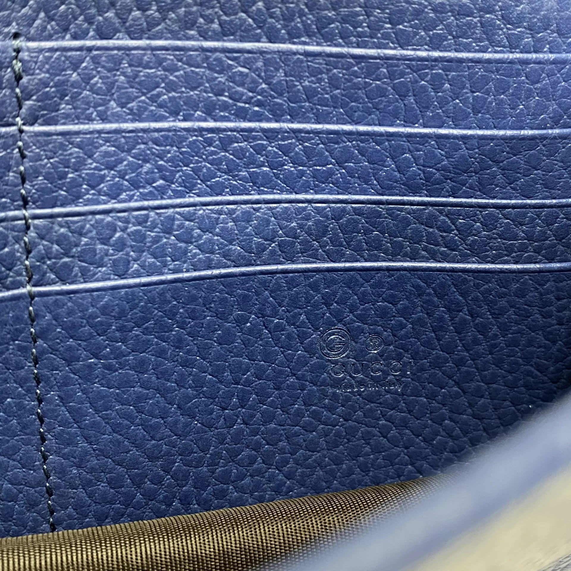 Bolsa Gucci Interlocking G Azul