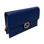 Bolsa Gucci Interlocking G Azul