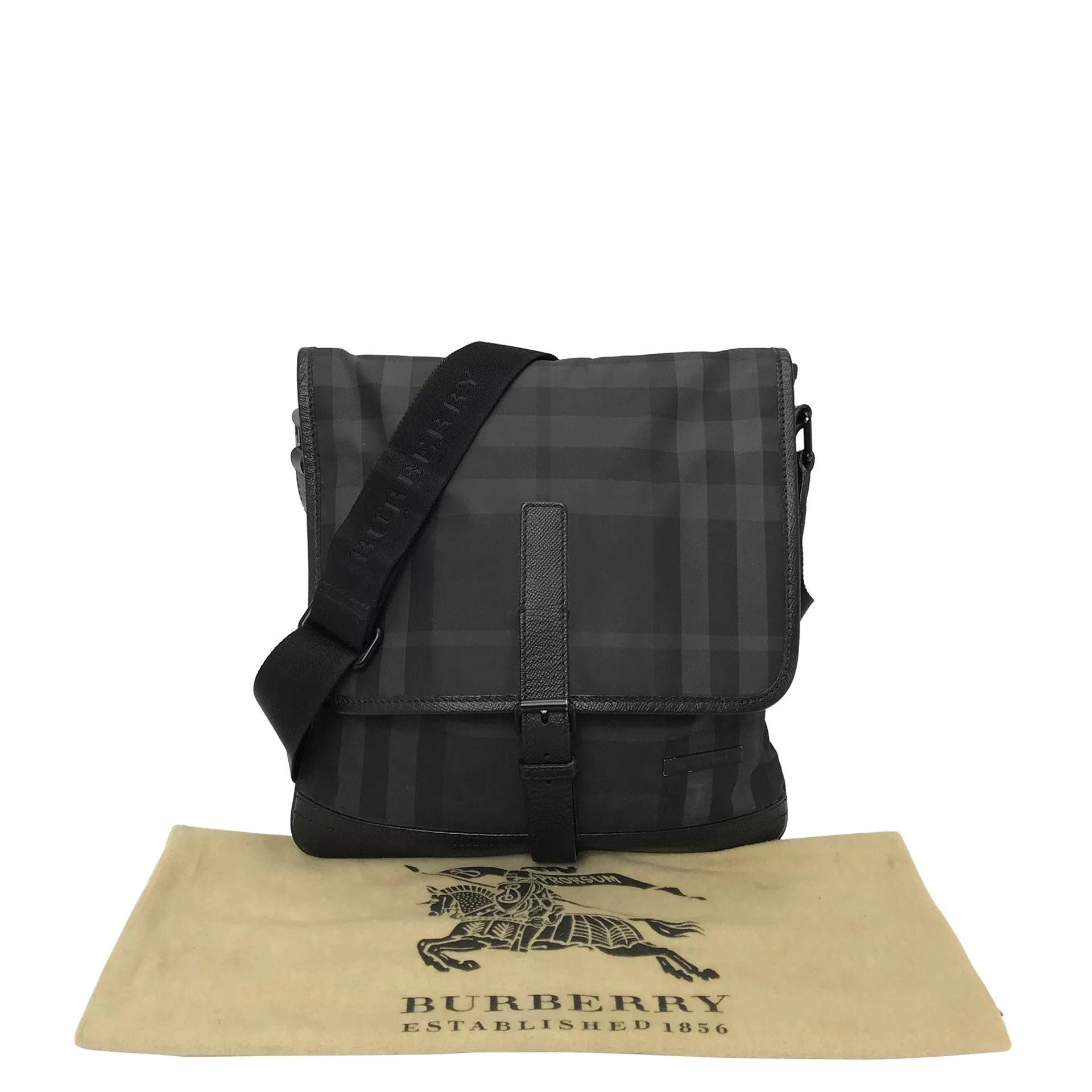Bolsa Burberry Crossbody Nylon Xadrez