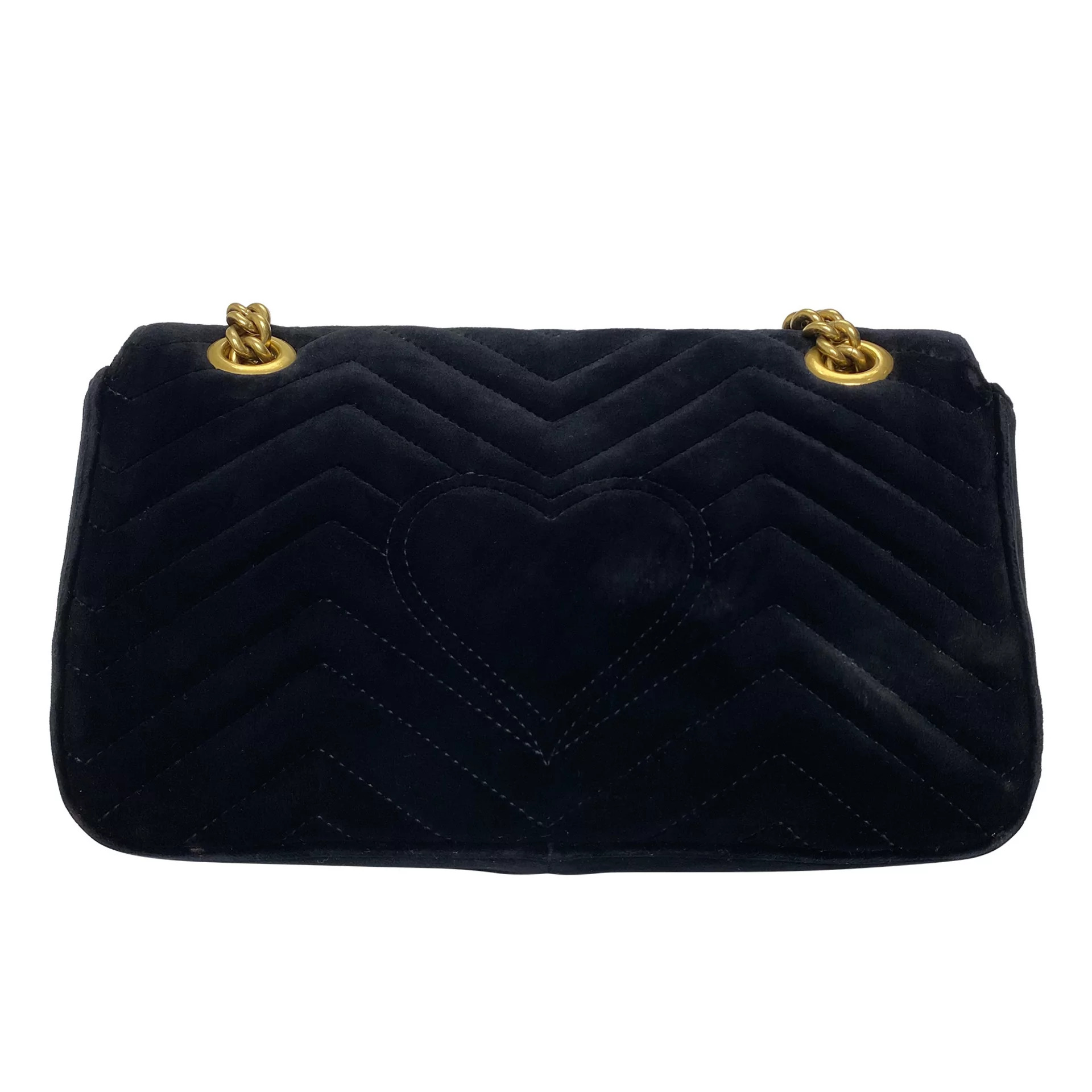 Bolsa Gucci GG Marmont Veludo Preta