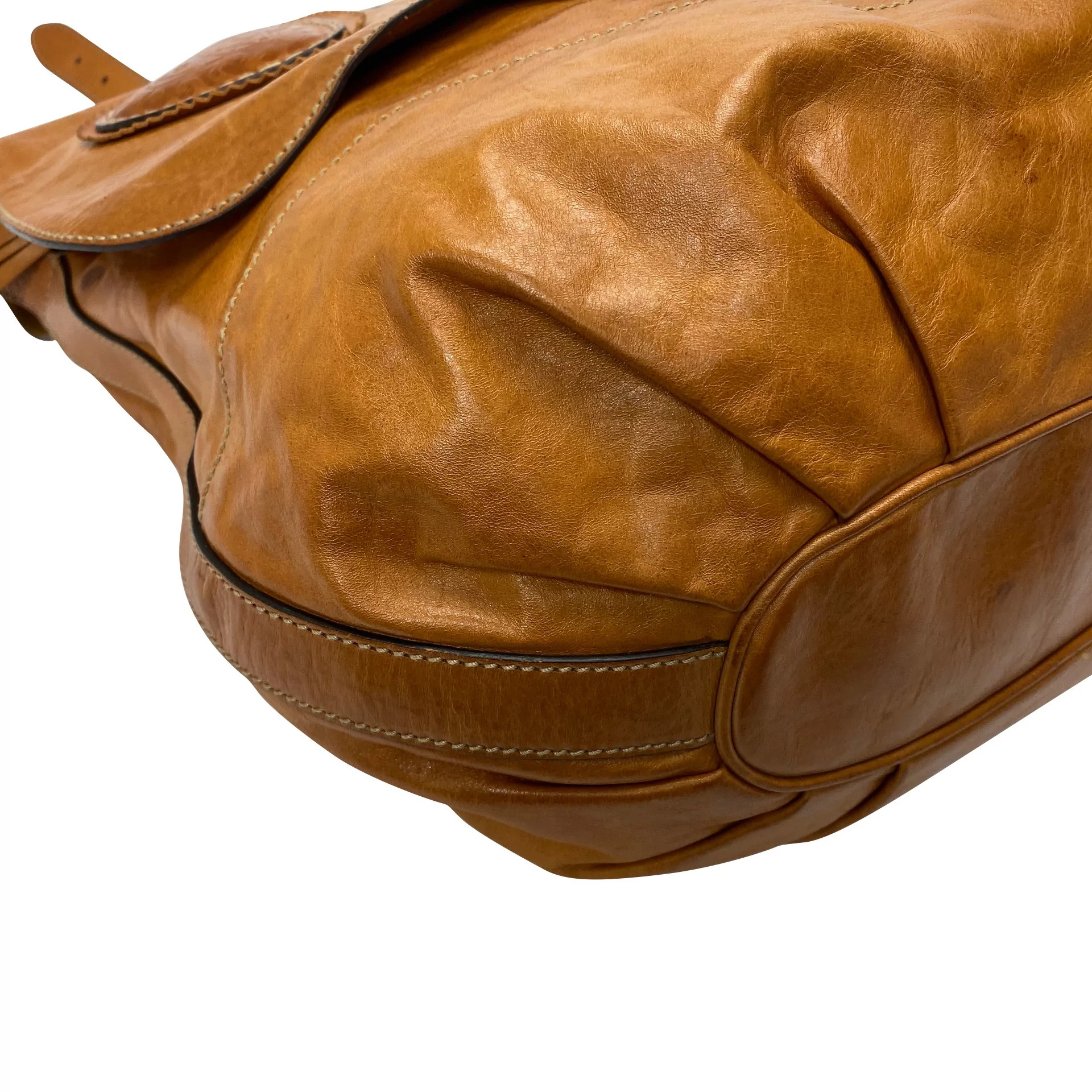 Bolsa Gucci Tattoo Heart Tribeca Messenger Caramelo