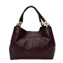 Bolsa Coach Couro Berinjela