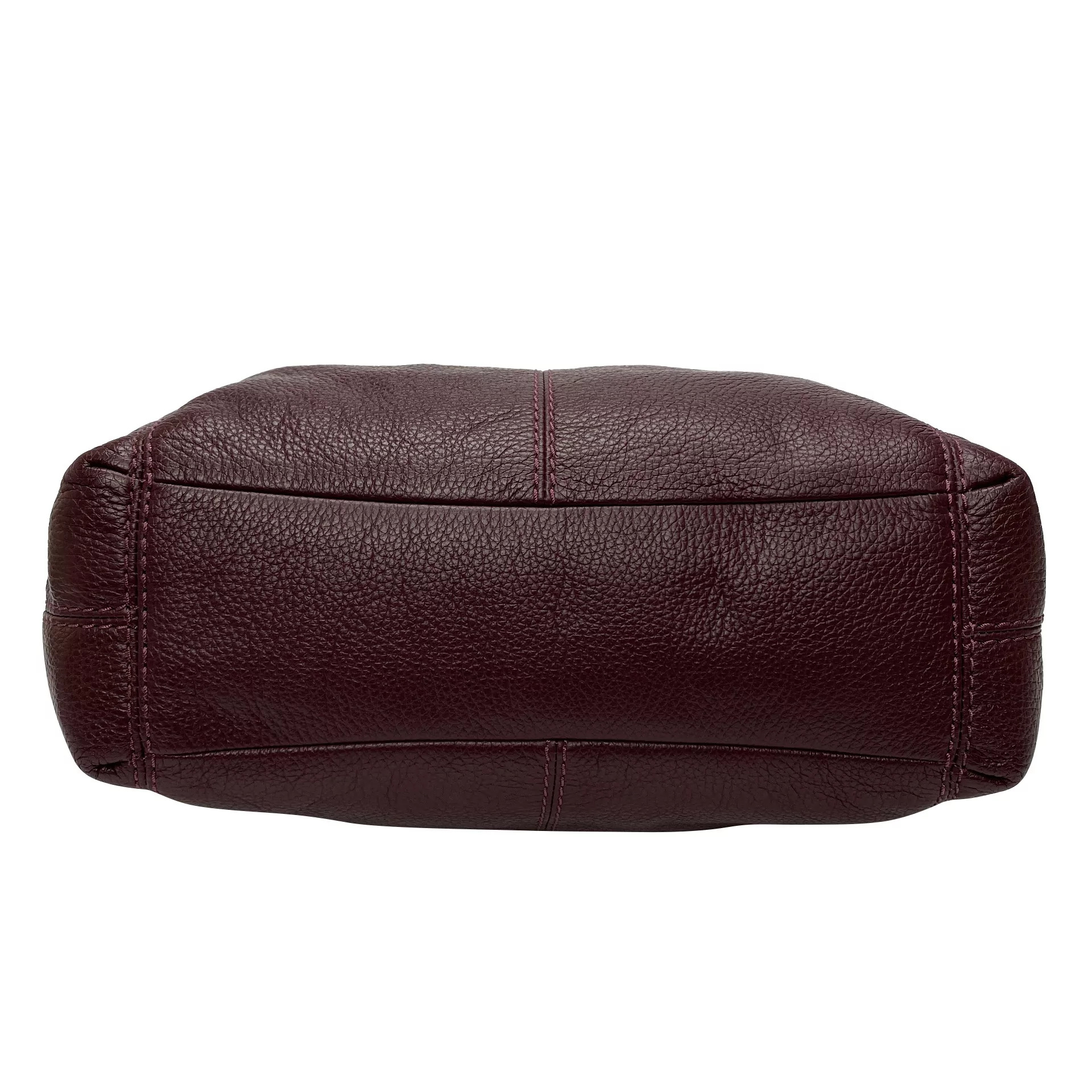 Bolsa Coach Couro Berinjela
