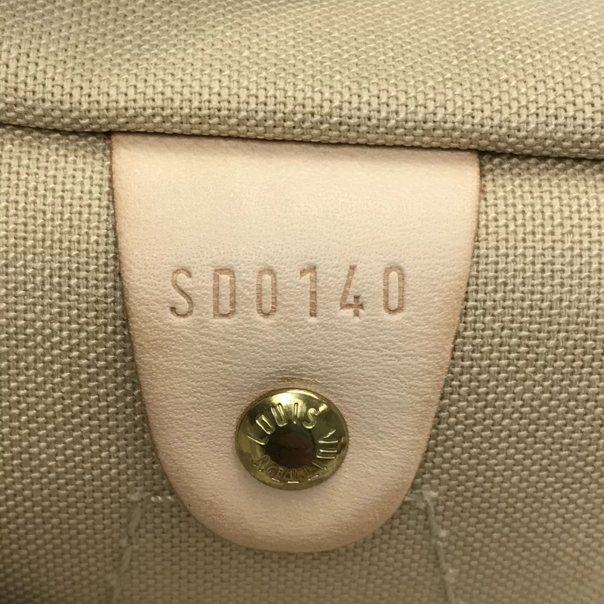 Bolsa Louis Vuitton Speedy 30 Damier Azur
