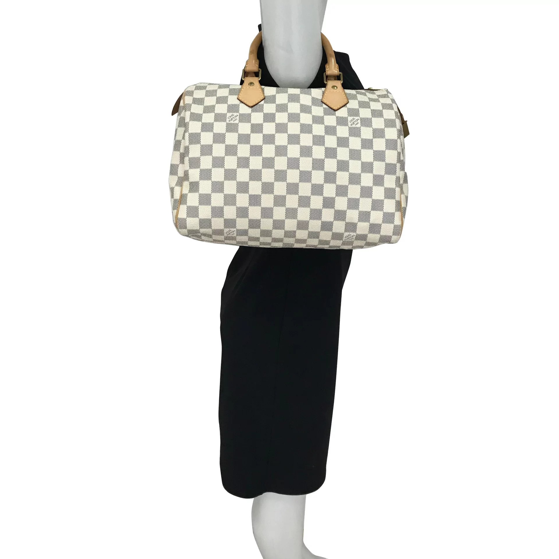 Bolsa Louis Vuitton Speedy 30 Damier Azur