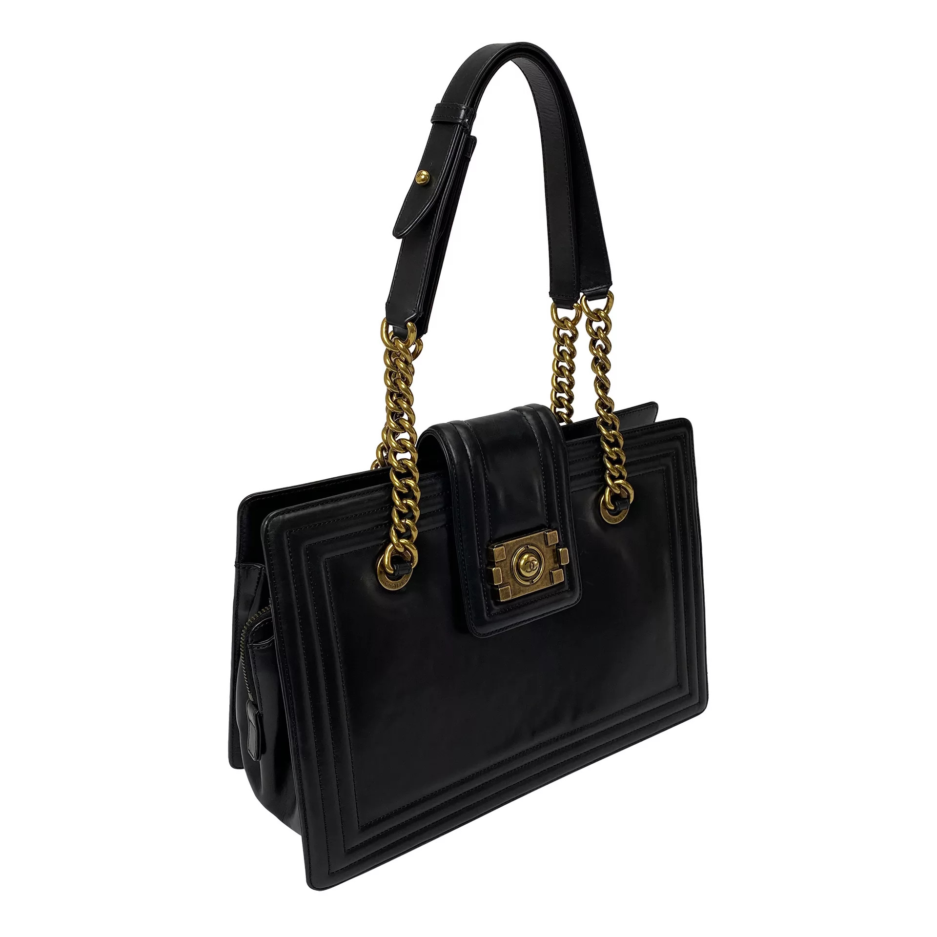 Bolsa Chanel Boy Tote Preta
