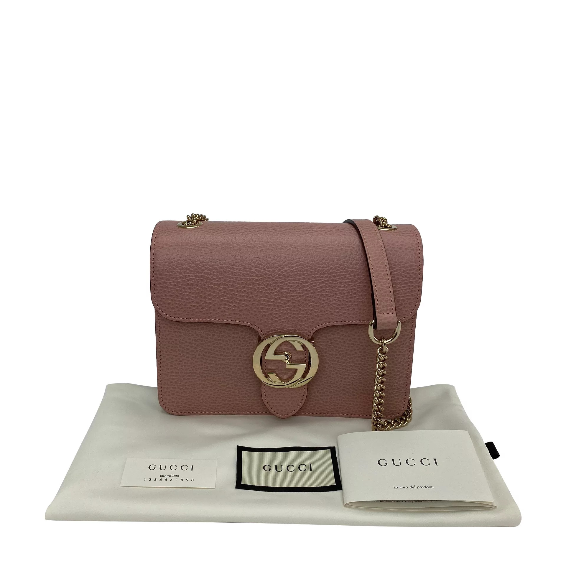 Bolsa Gucci Interlocking G Rosa