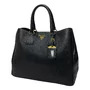 Bolsa Prada Vitello Daino Shopping Preta