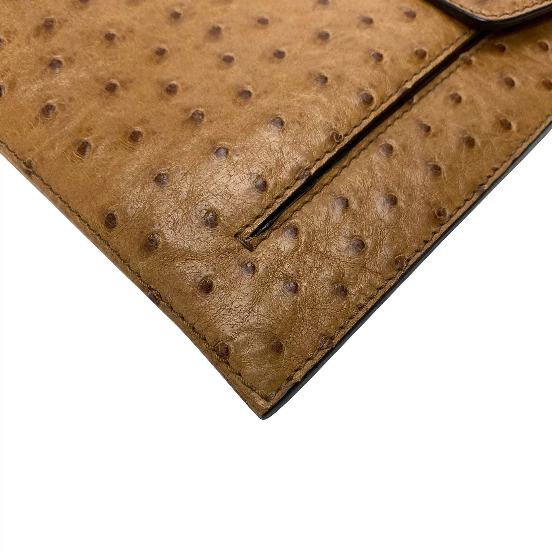 Porta-Ipad Burberry Couro de Avestruz