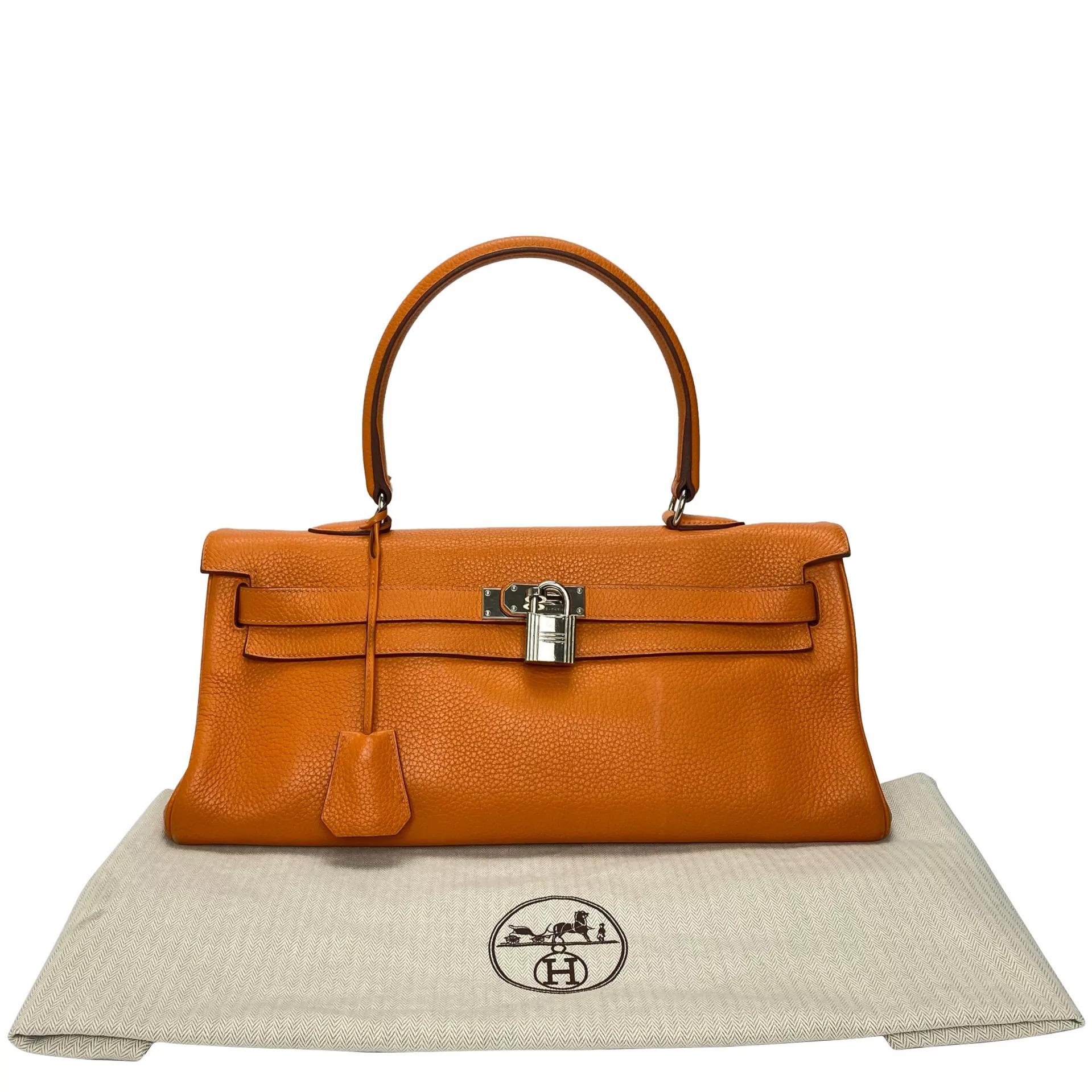 Bolsa Hermès Shoulder Kelly 40 Laranja