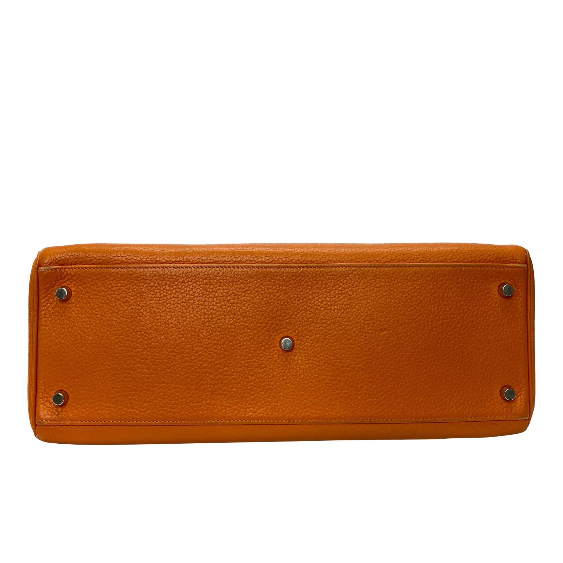 Bolsa Hermès Shoulder Kelly 40 Laranja