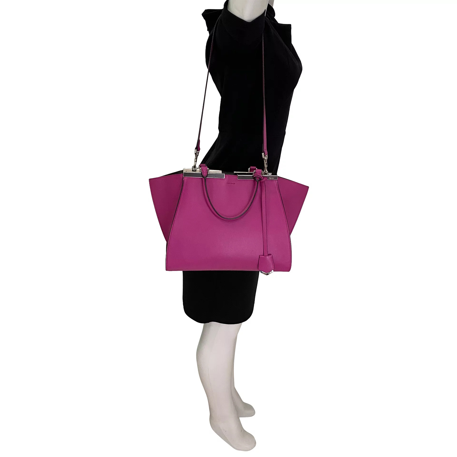 Bolsa Fendi 3 Jours Rosa