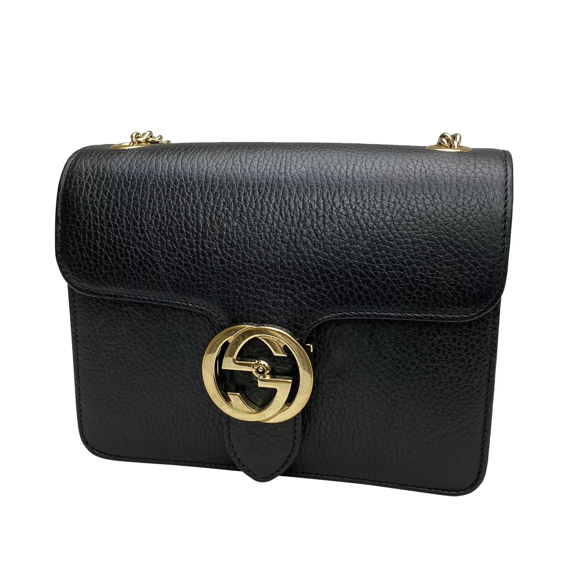 Bolsa Gucci Interlocking G Preta