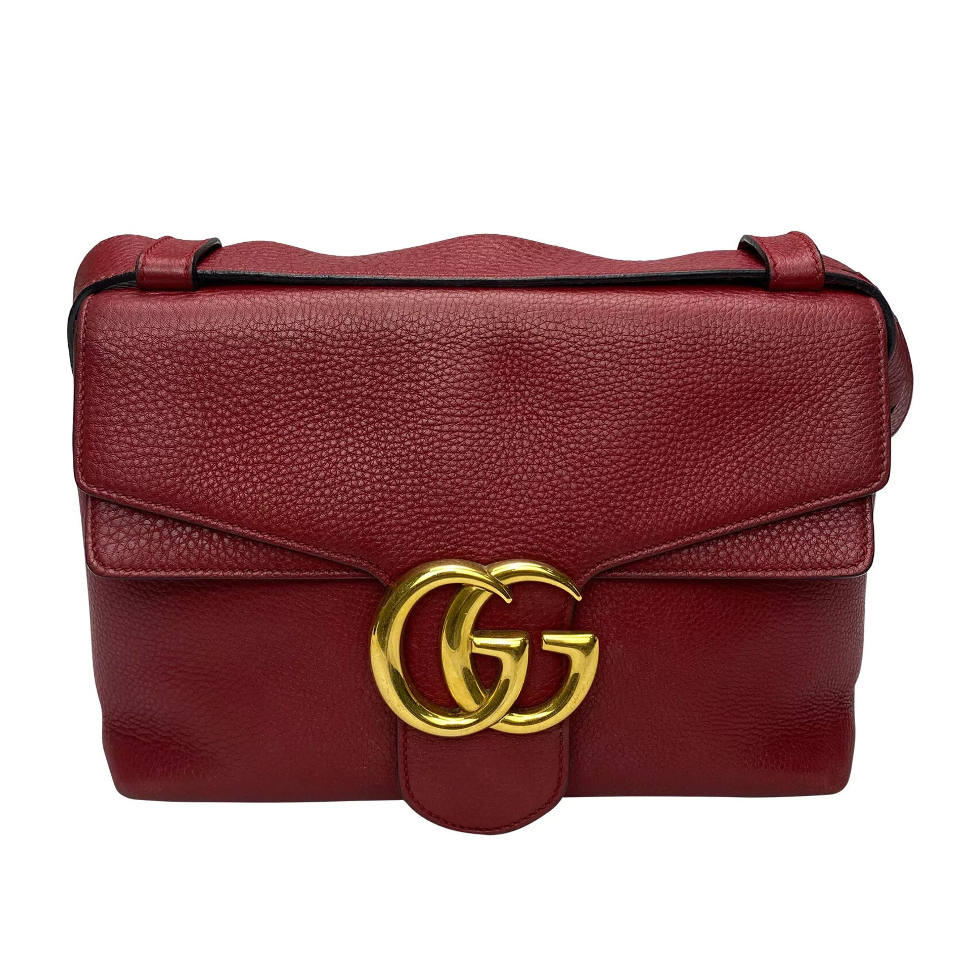 Bolsa Gucci GG Marmont Shoulder Vermelha
