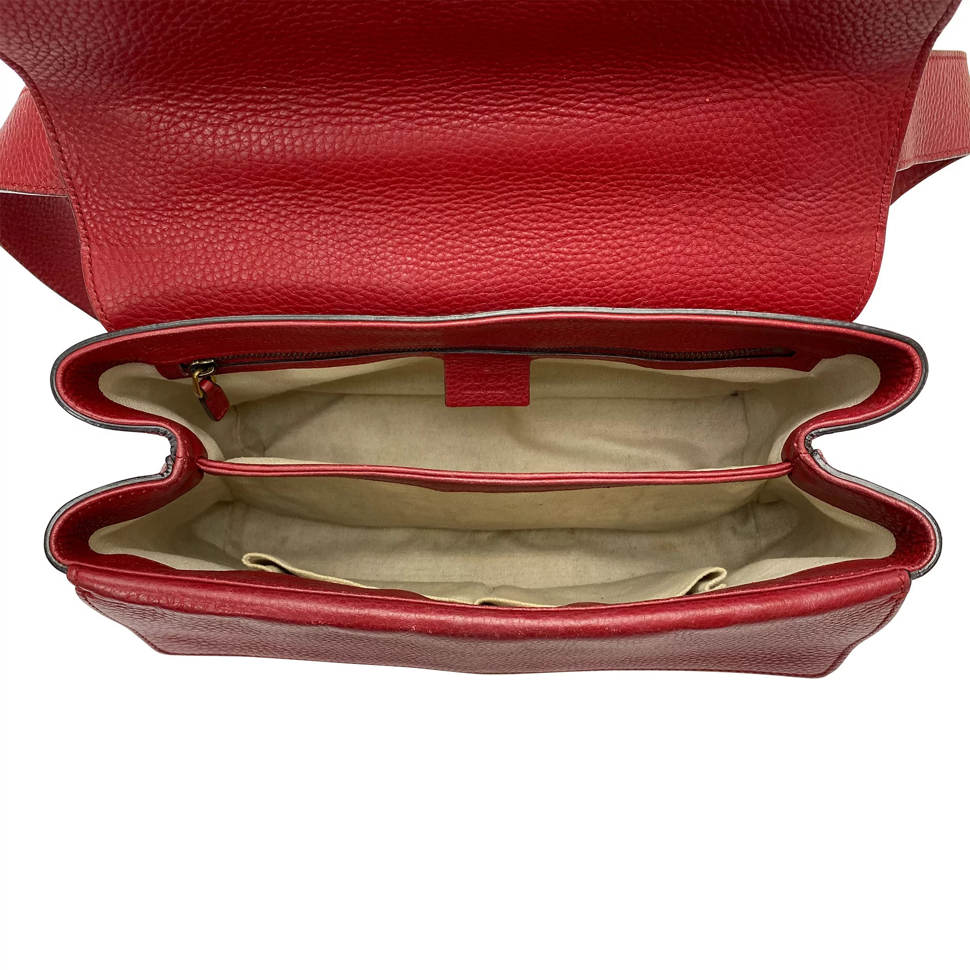 Bolsa Gucci GG Marmont Shoulder Vermelha