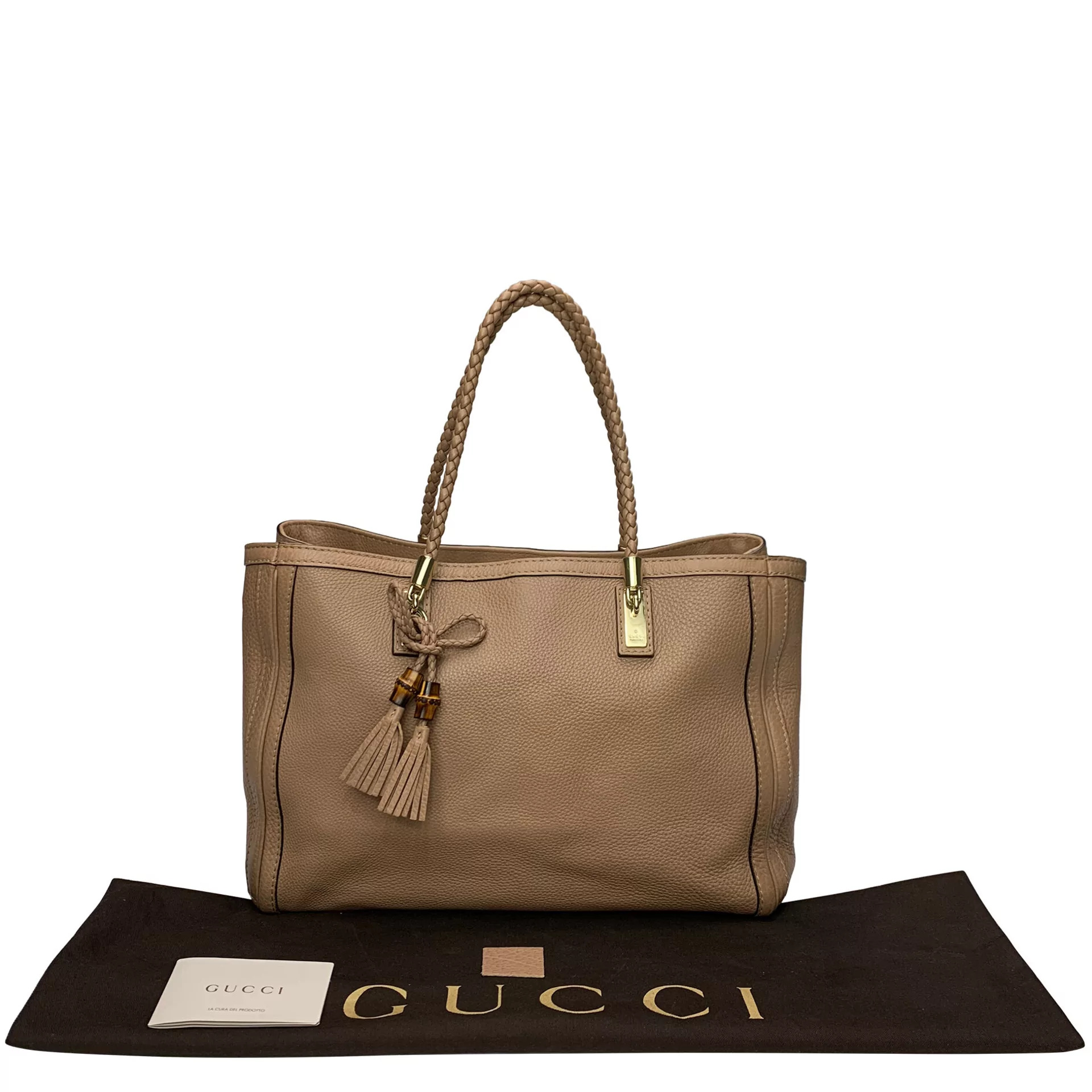 Bolsa Gucci Bella Tote Caramelo