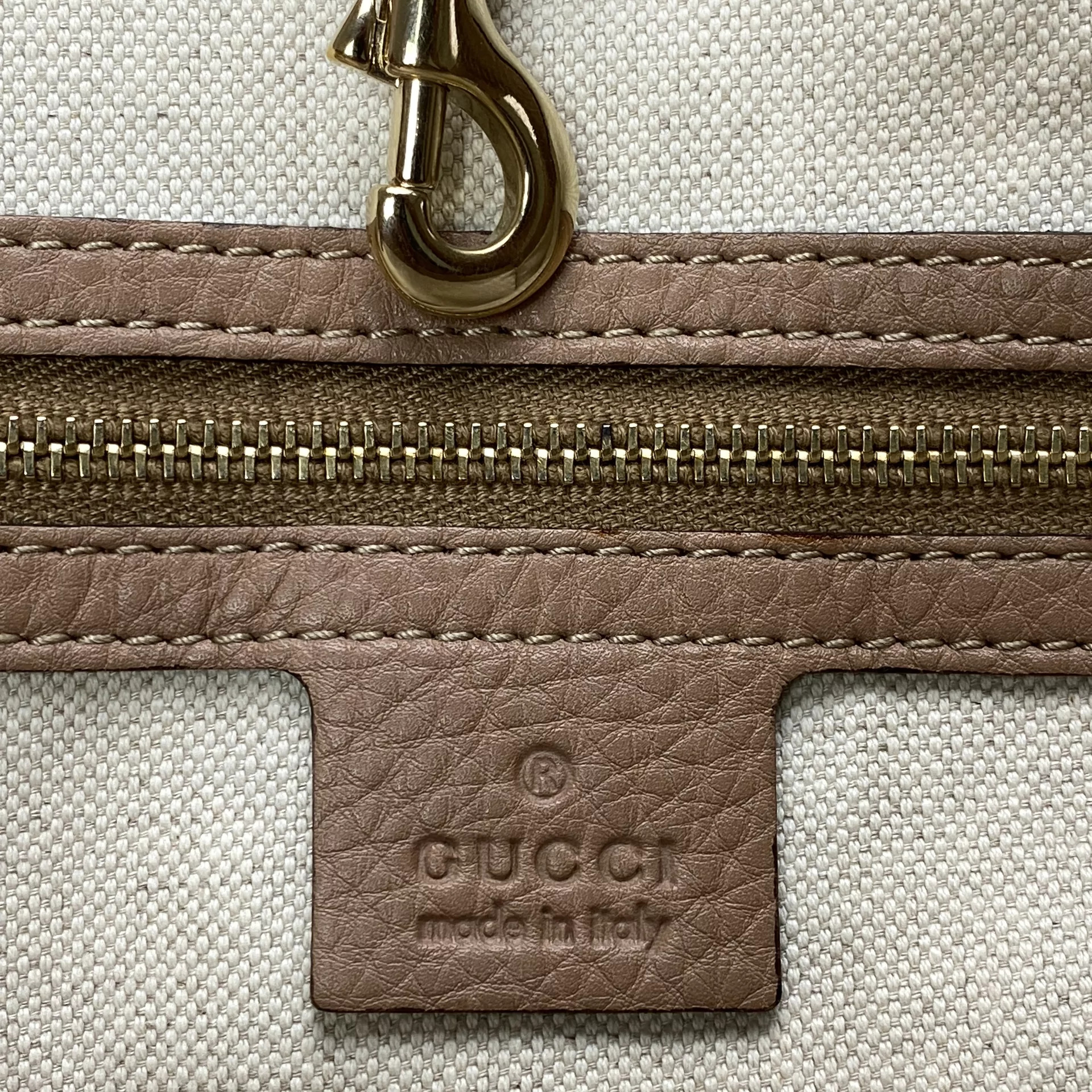 Bolsa Gucci Bella Tote Caramelo