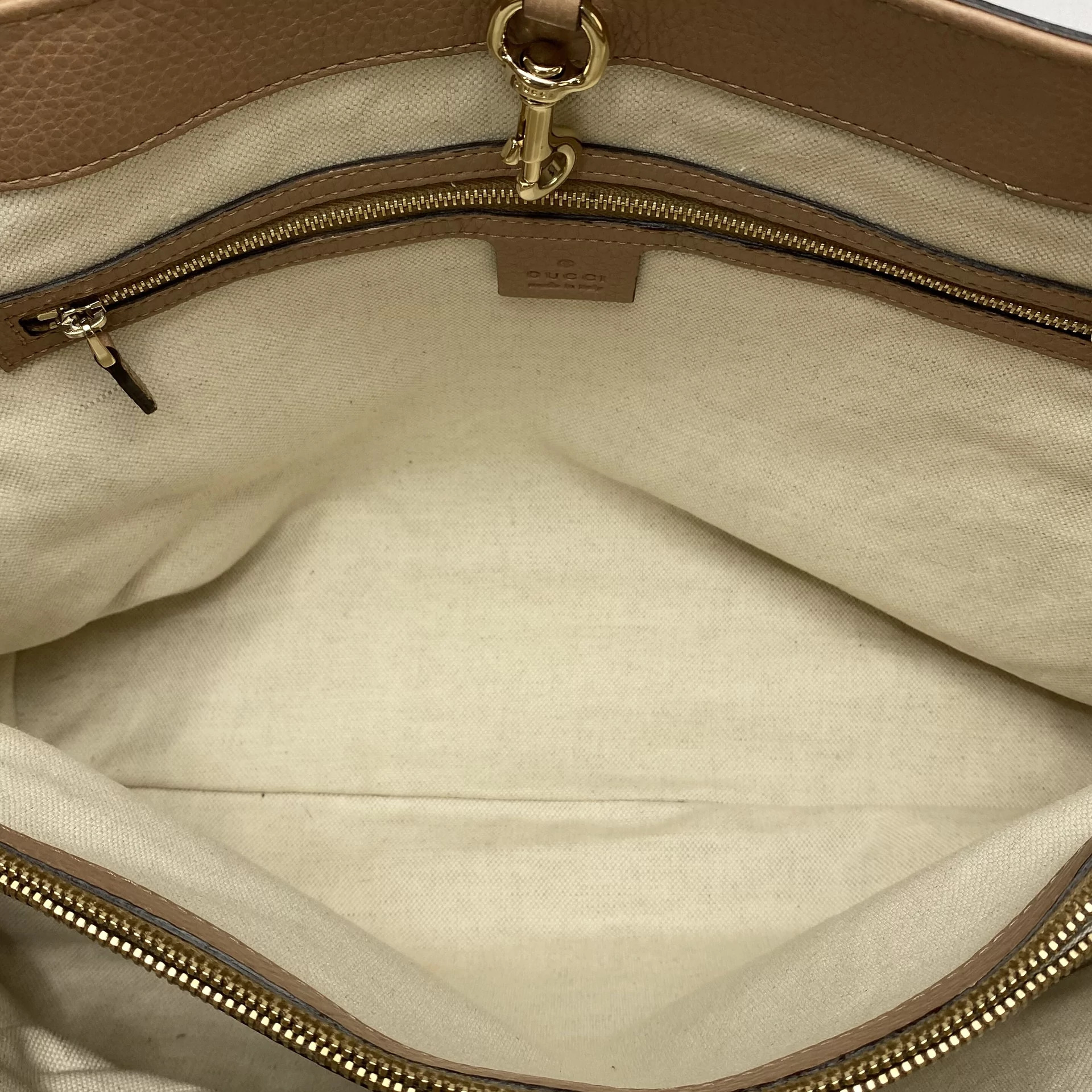 Bolsa Gucci Bella Tote Caramelo
