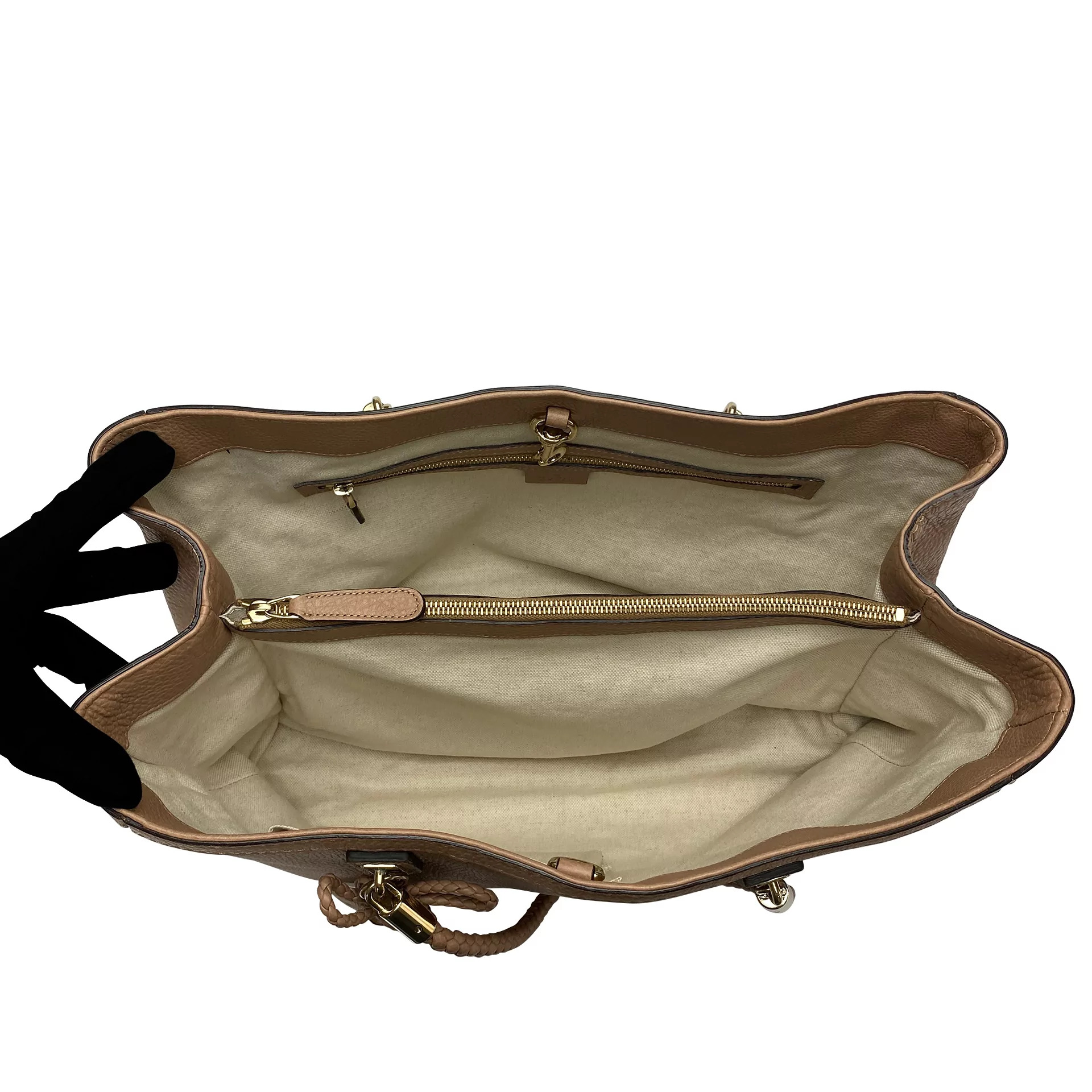 Bolsa Gucci Bella Tote Caramelo