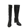 Bota Chanel Cano Longo Marrom