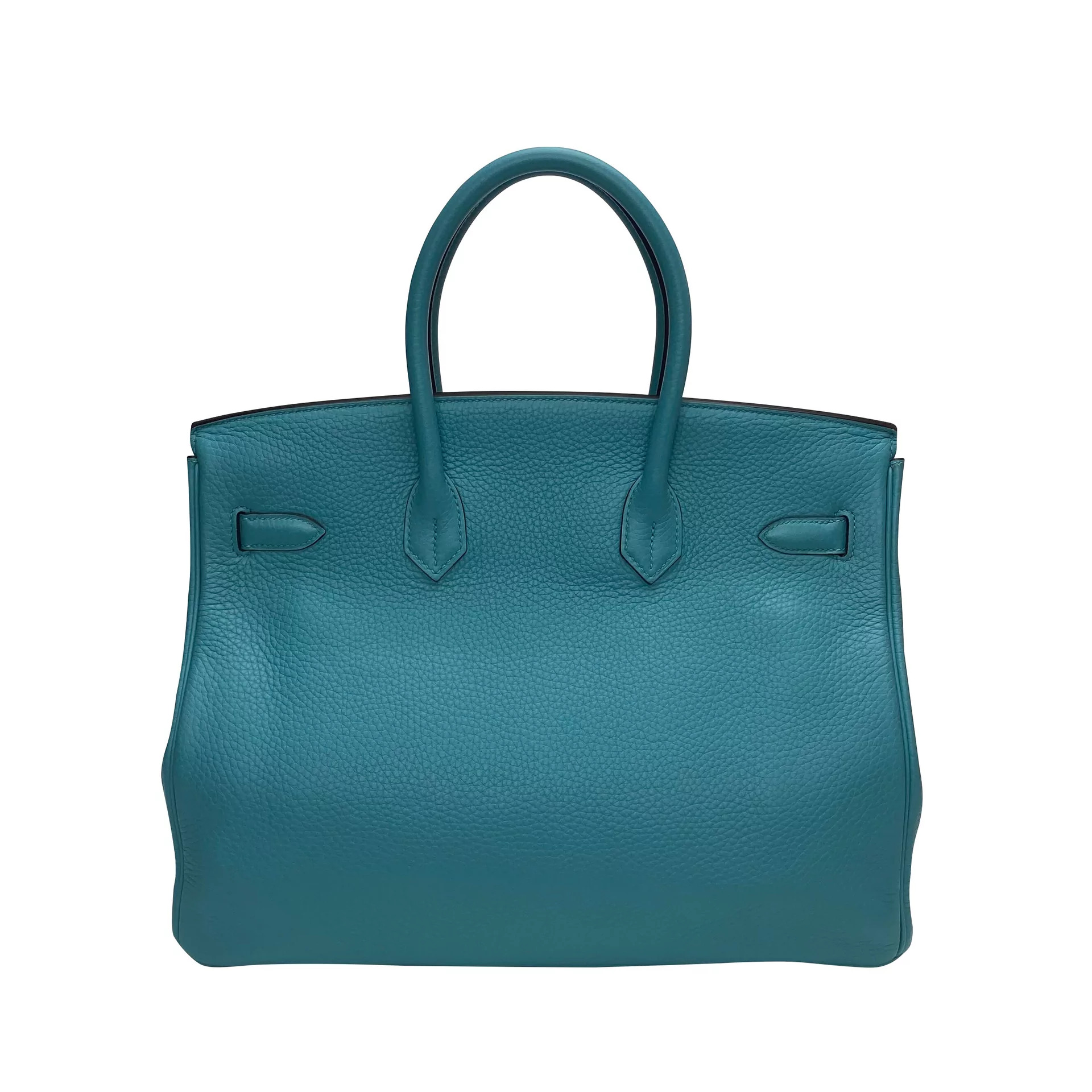 Bolsa Hermès Birkin 35 Togo Blue Atoll
