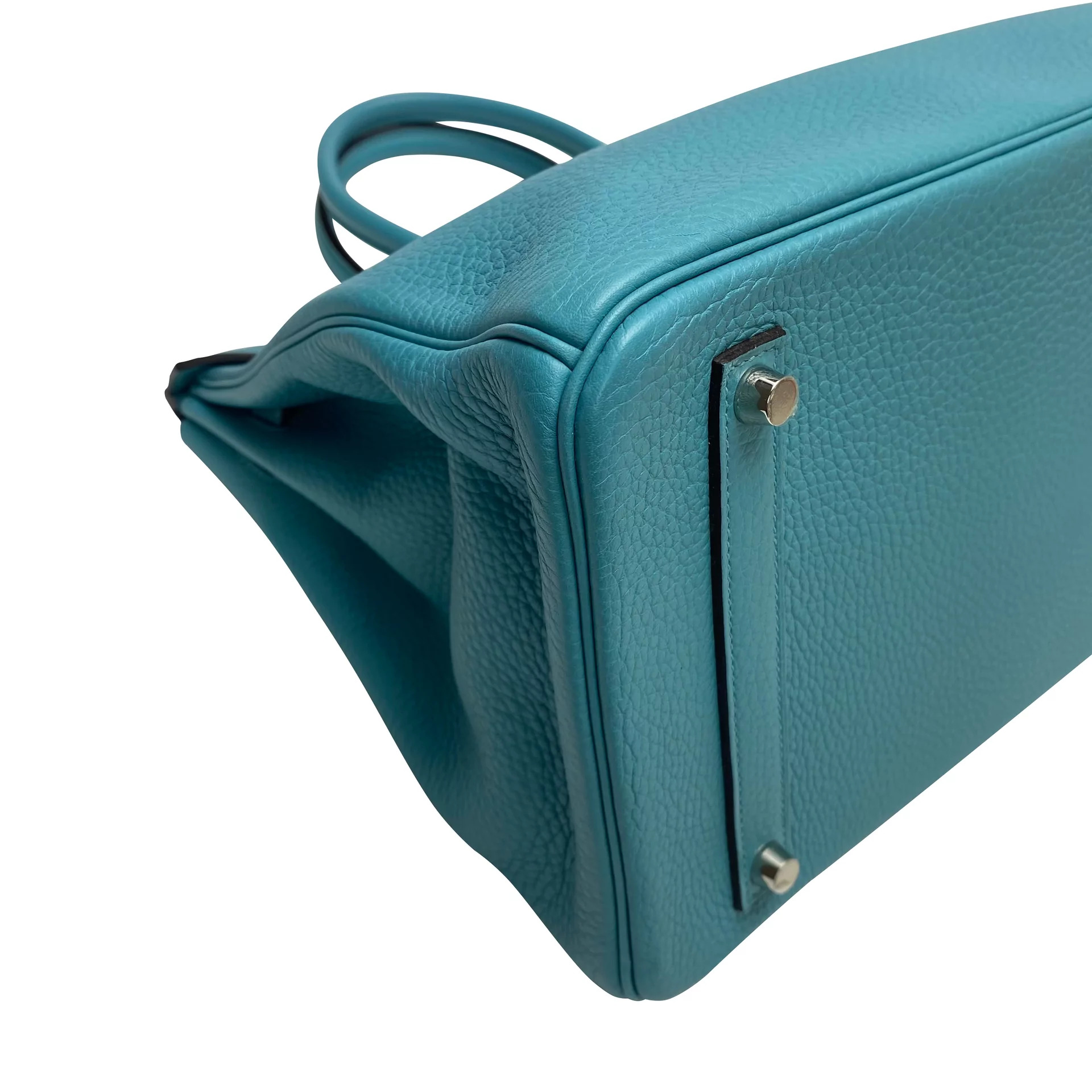 Bolsa Hermès Birkin 35 Togo Blue Atoll