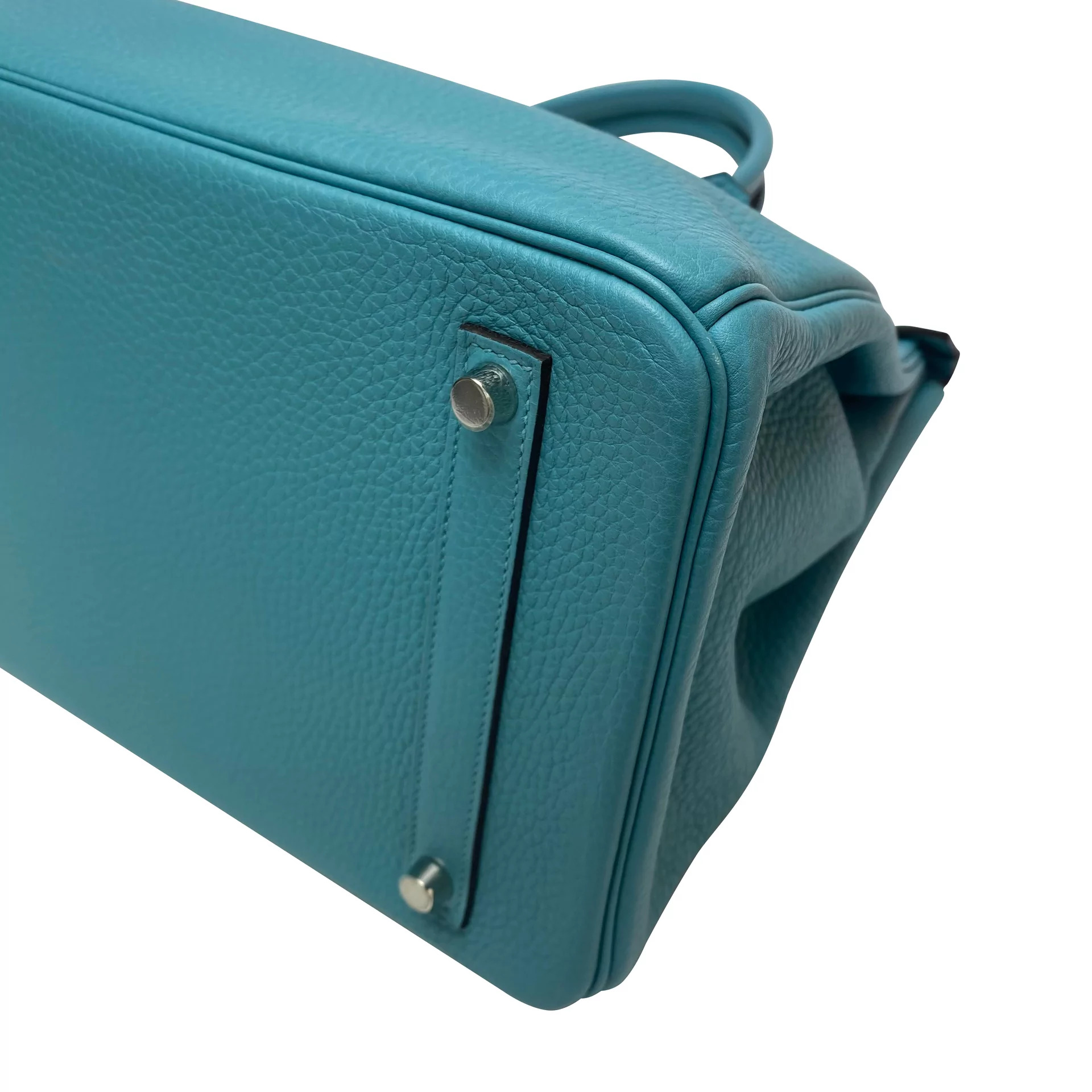 Bolsa Hermès Birkin 35 Togo Blue Atoll