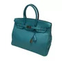 Bolsa Hermès Birkin 35 Togo Blue Atoll